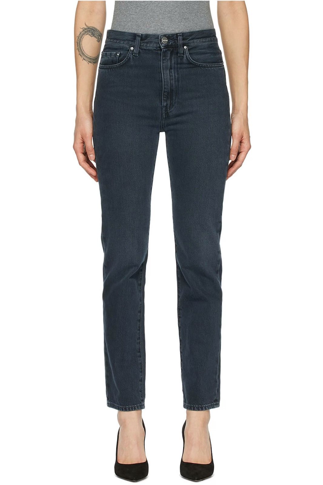 Toteme Toteme Regular Fit Denim Vintage Black size 27 Size 27" / US 4 / IT 40 - 1 Thumbnail