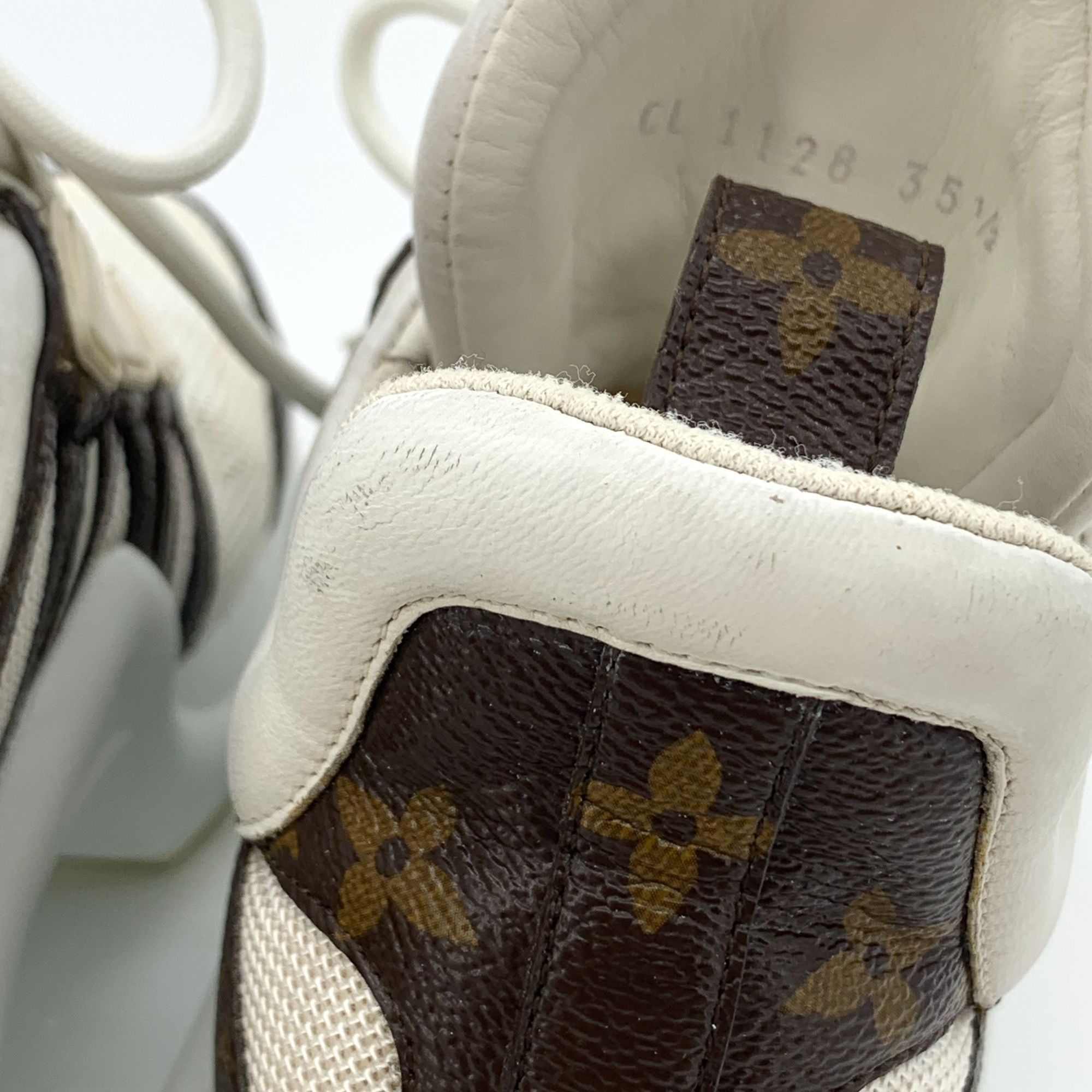 Louis Vuitton Louis Vuitton Archlight Womens Sneakers White/Brown Monogram Size US 5.5 / IT 35.5 - 6 Thumbnail