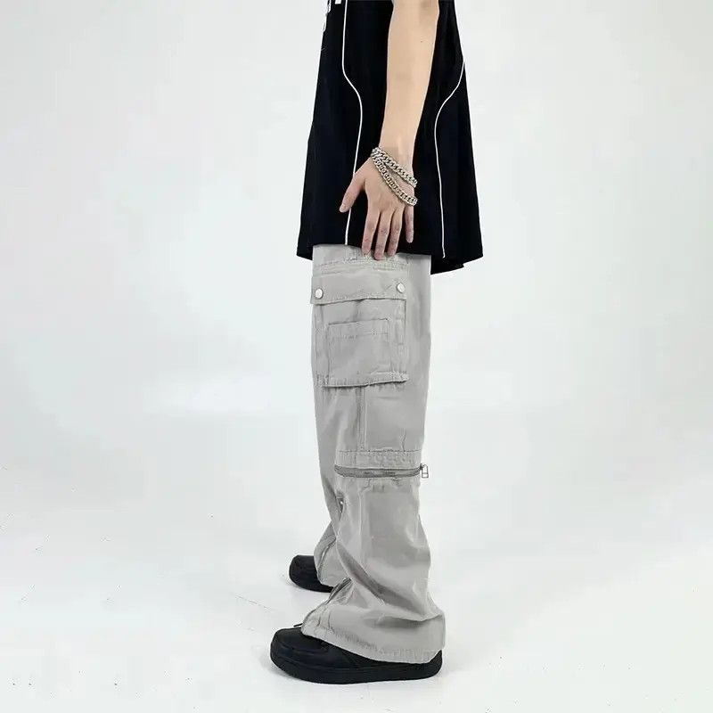 Japanese Brand Multi function pocket flared utility tactical cargo pants Size US 32 / EU 48 - 2 Thumbnail