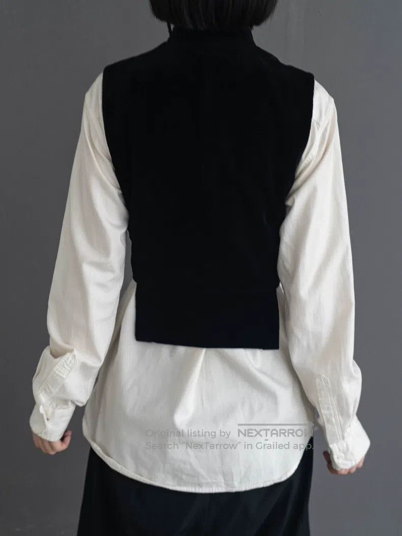 Comme des Garcons Comme Des Garcons Black Velvet Double Breasted Vest Size M / US 6-8 / IT 42-44 - 7 Thumbnail