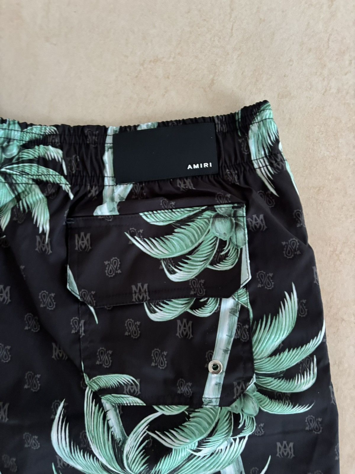 Amiri Amiri shorts palm-tree print black Size US 34 / EU 50 - 4 Thumbnail