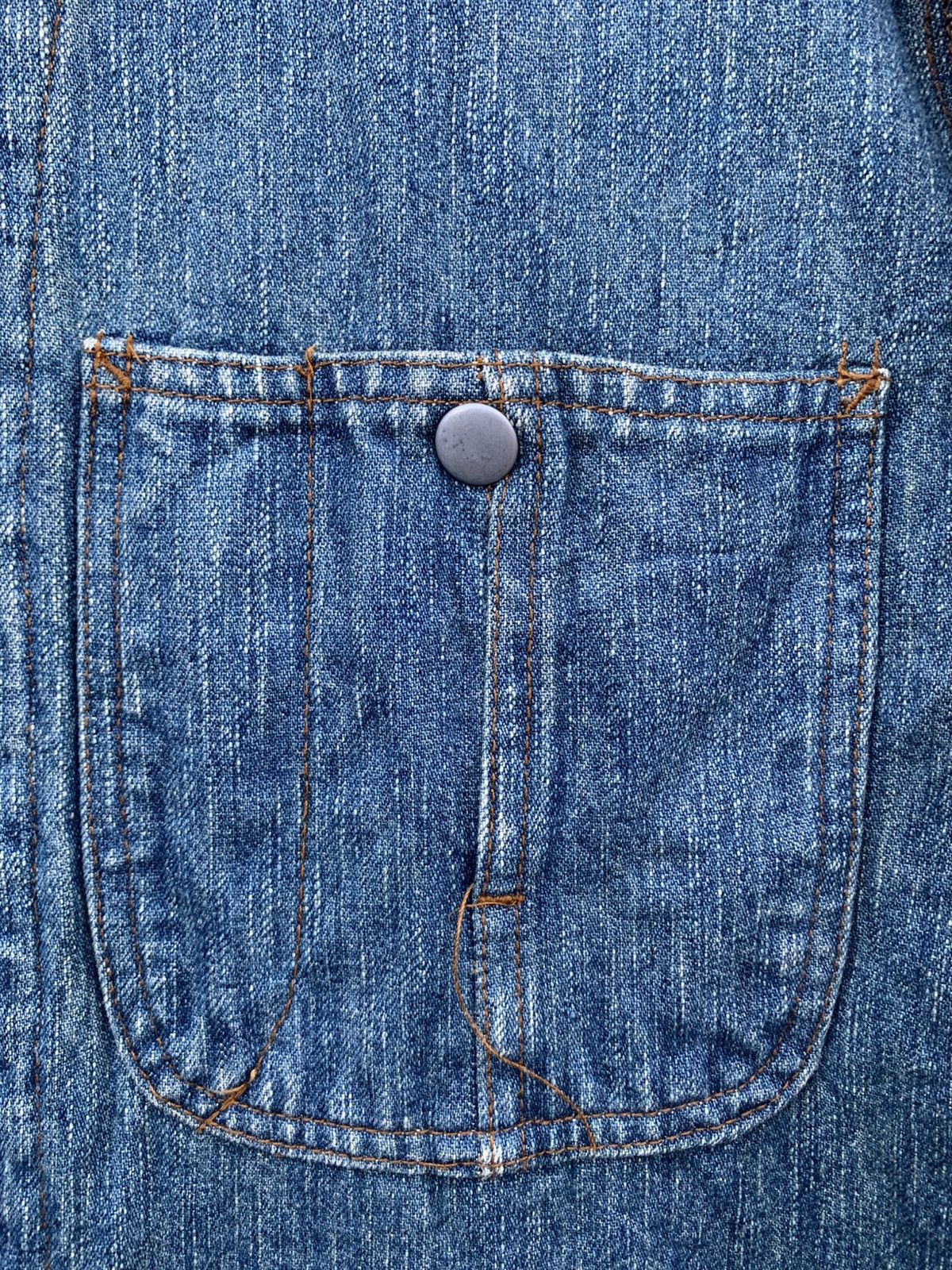 Indigo × Japanese Brand × Vintage Vintage Japanese Brand Nepuca Workwear Denim Jacket Size US L / EU 52-54 / 3 - 15 Thumbnail