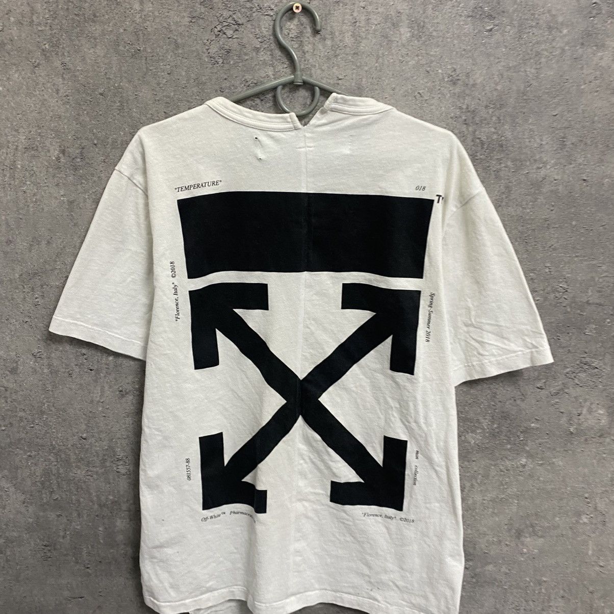 Off-White OFF WHITE Temperature Map Spliced T-Shirt Size US M / EU 48-50 / 2 - 13 Thumbnail