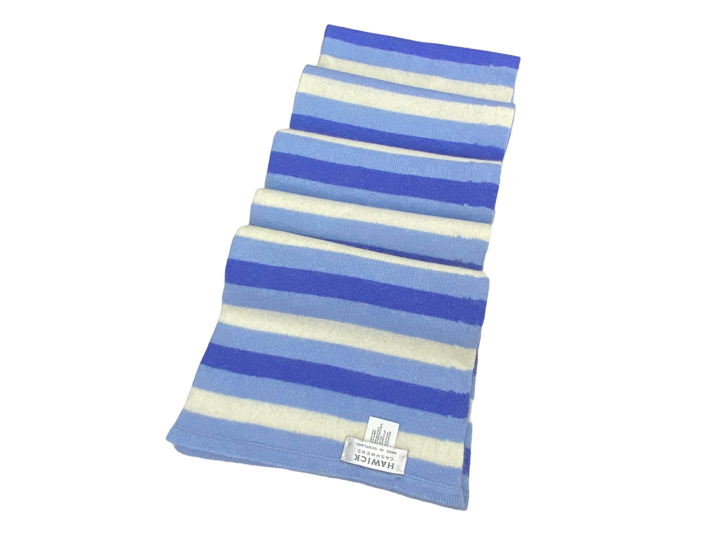 Vintage Hawick scarf Cashmere Stripes Vintage Scarves Scotland Size ONE SIZE - 3 Thumbnail