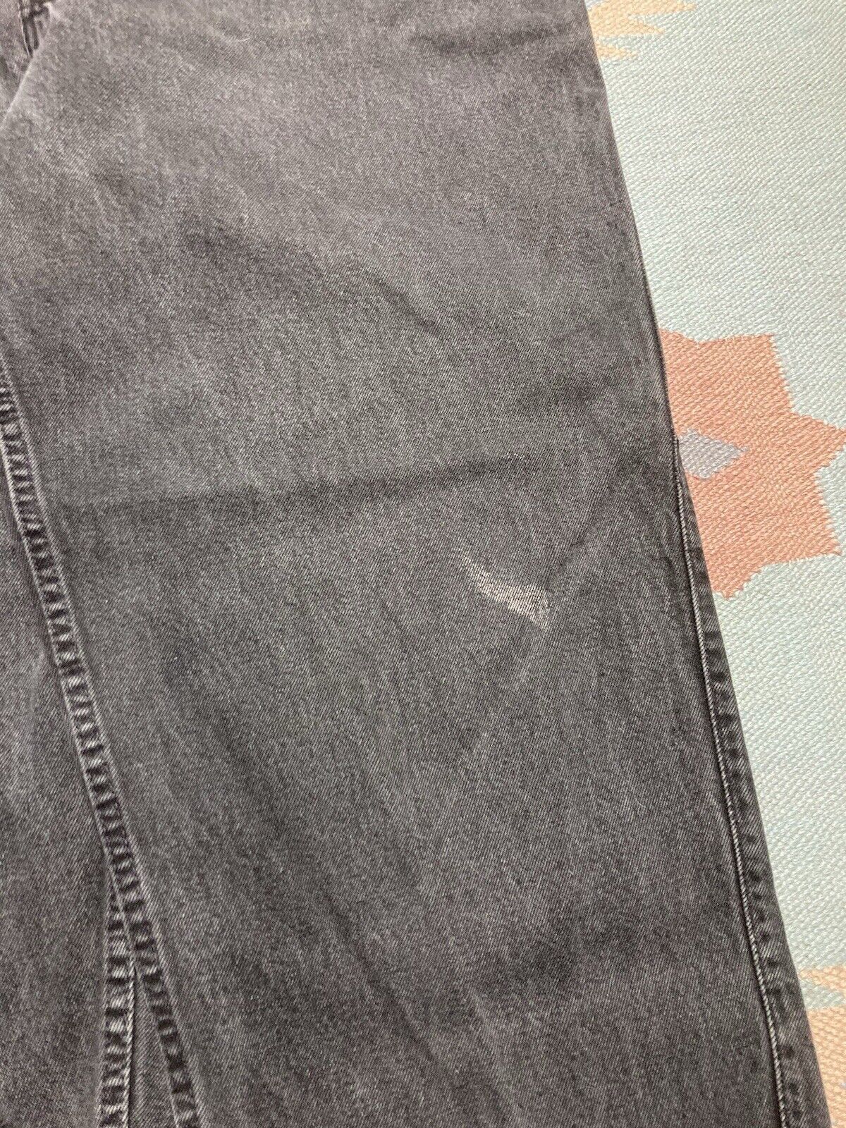 Levi's × Vintage VTG Levi’s 545 jeans loose baggy wide leg skater black 42x30 Size US 42 / EU 58 - 7 Thumbnail