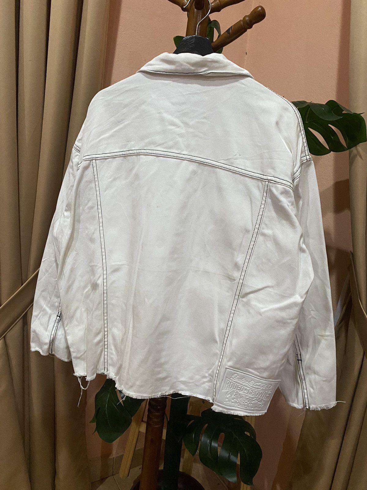 Japanese Brand RODEO CROWN DISTRESSED DENIM JACKET Size US XL / EU 56 / 4 - 10 Thumbnail