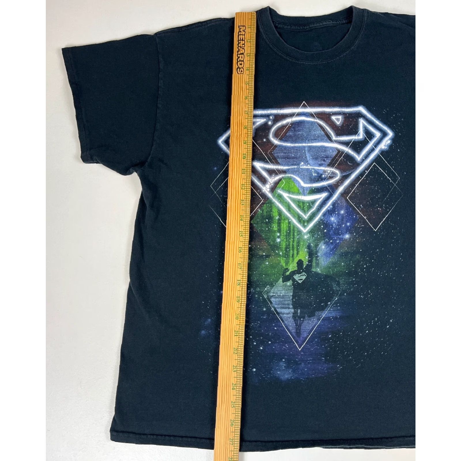DC Comics DC Comics Superman T-Shirt Mens XL Black Short Sleeve Crew Neck Shirt Size US XL / EU 56 / 4 - 6 Thumbnail