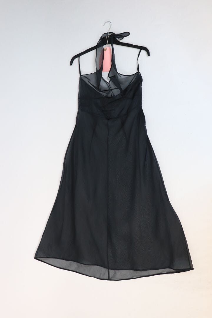 Prada Black sheer halter dress - UK 8 Size S / US 4 / IT 40 - 1 Preview