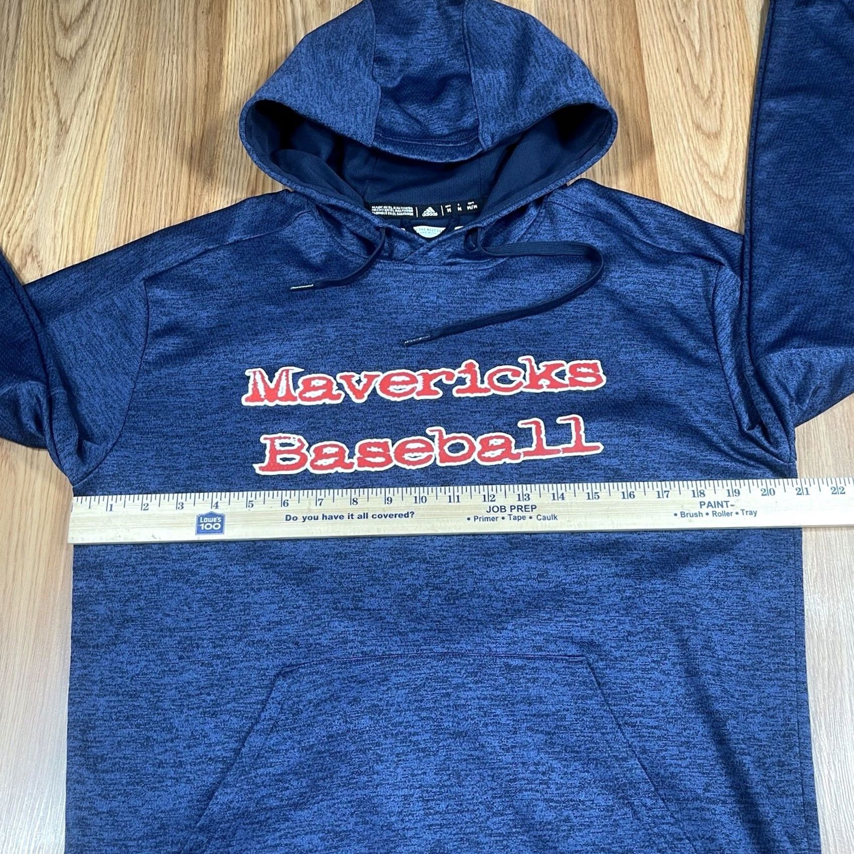 Adidas Adidas Mavericks Baseball Hoodie Mens Medium Blue Climawarm Polyester Sweatshirt Size US M / EU 48-50 / 2 - 6 Thumbnail