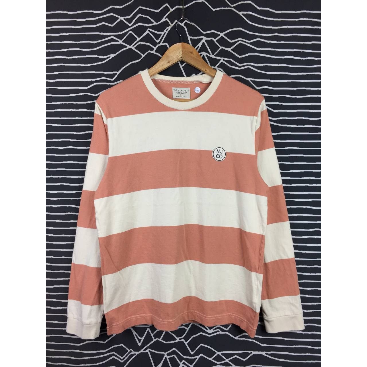 Nudie Jeans × Vintage Nudie Jeans Co Rudi Block NJCO Circle Logo Longsleeve Tee Size US S / EU 44-46 / 1 - 1 Thumbnail