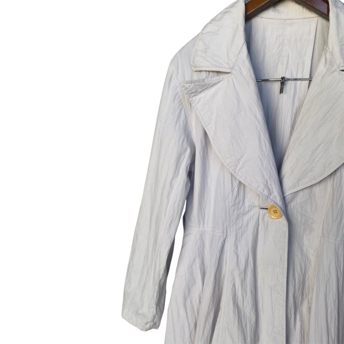 Issey Miyake 🔥Archived🔥Issey Miyake i.S. Vintage Flared Long Coat Jacket Size M / US 6-8 / IT 42-44 - 9 Thumbnail