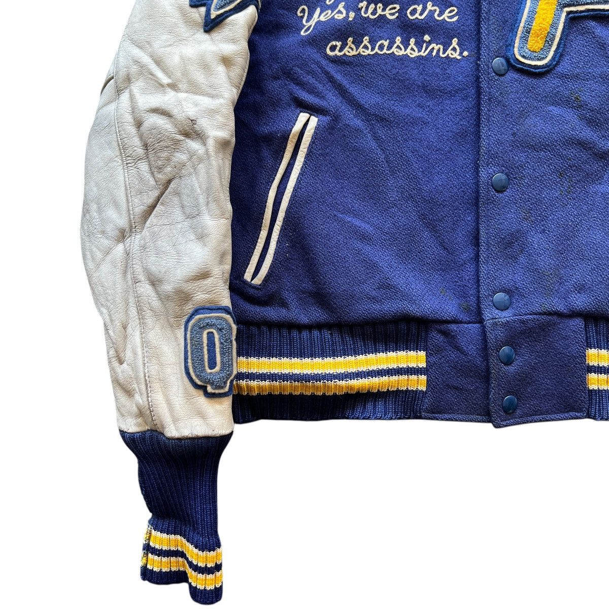 Vintage 🔥 Vintage Tm Athletics Beams Varsity Stadium Jacket Size US M / EU 48-50 / 2 - 10 Thumbnail