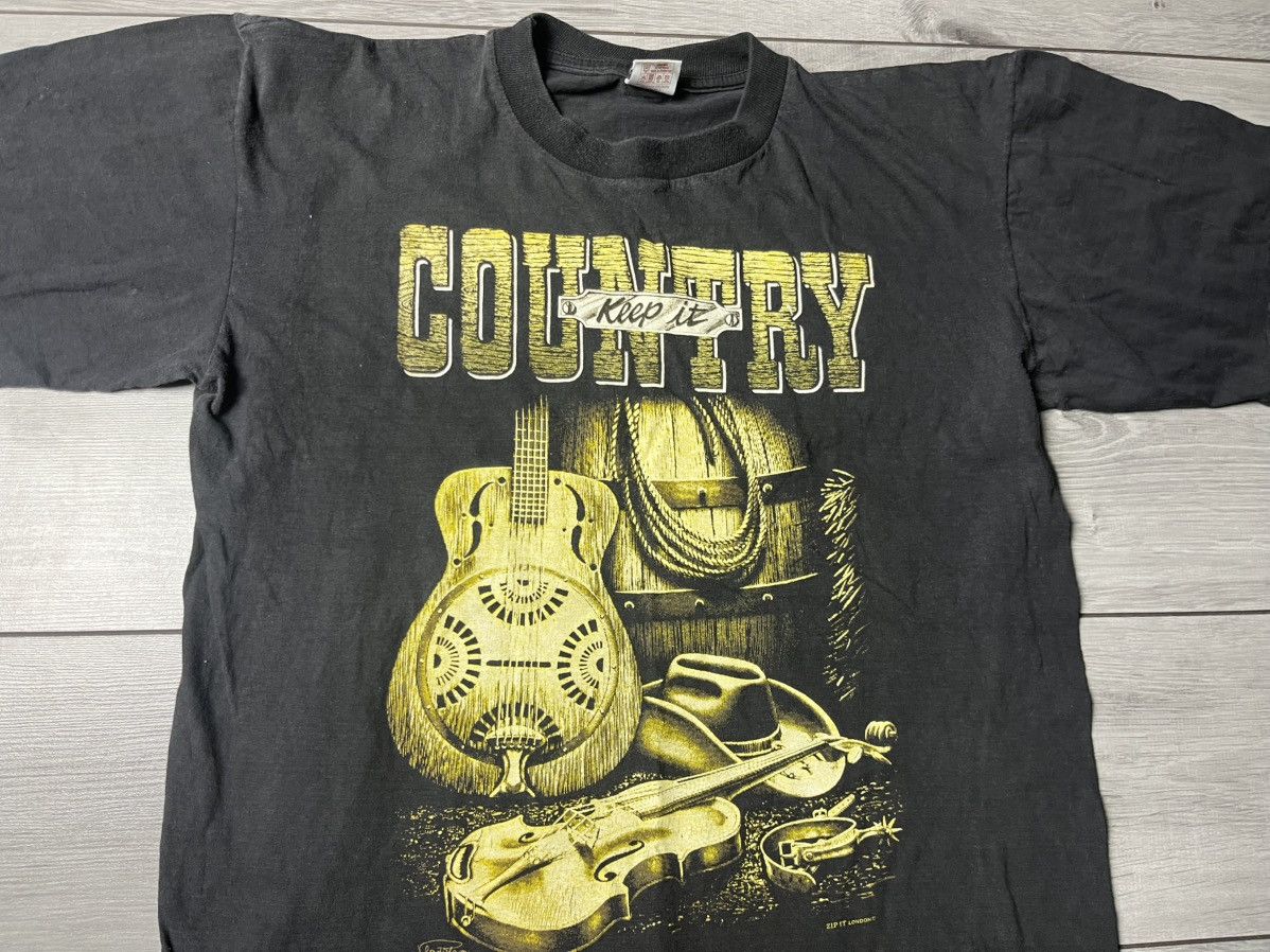 Band Tees Vintage Keep It country zip it tshirt size XLarge Size US XL / EU 56 / 4 - 3 Thumbnail