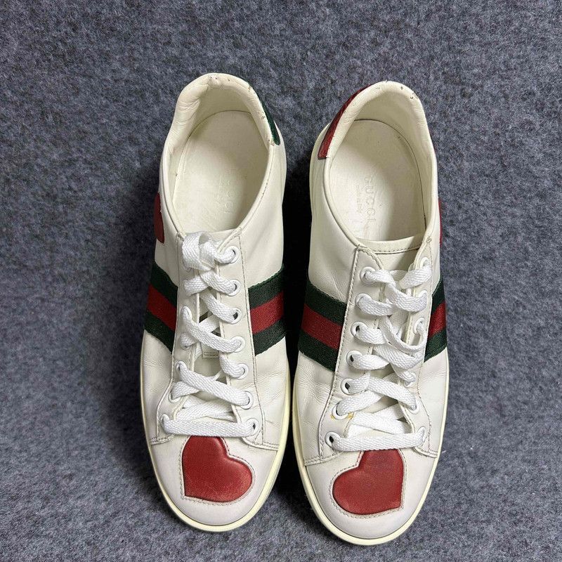 Gucci Gucci Ace White Fashion Sneakers for Women - Size US 6.5 / IT 36.5 - 2 Thumbnail