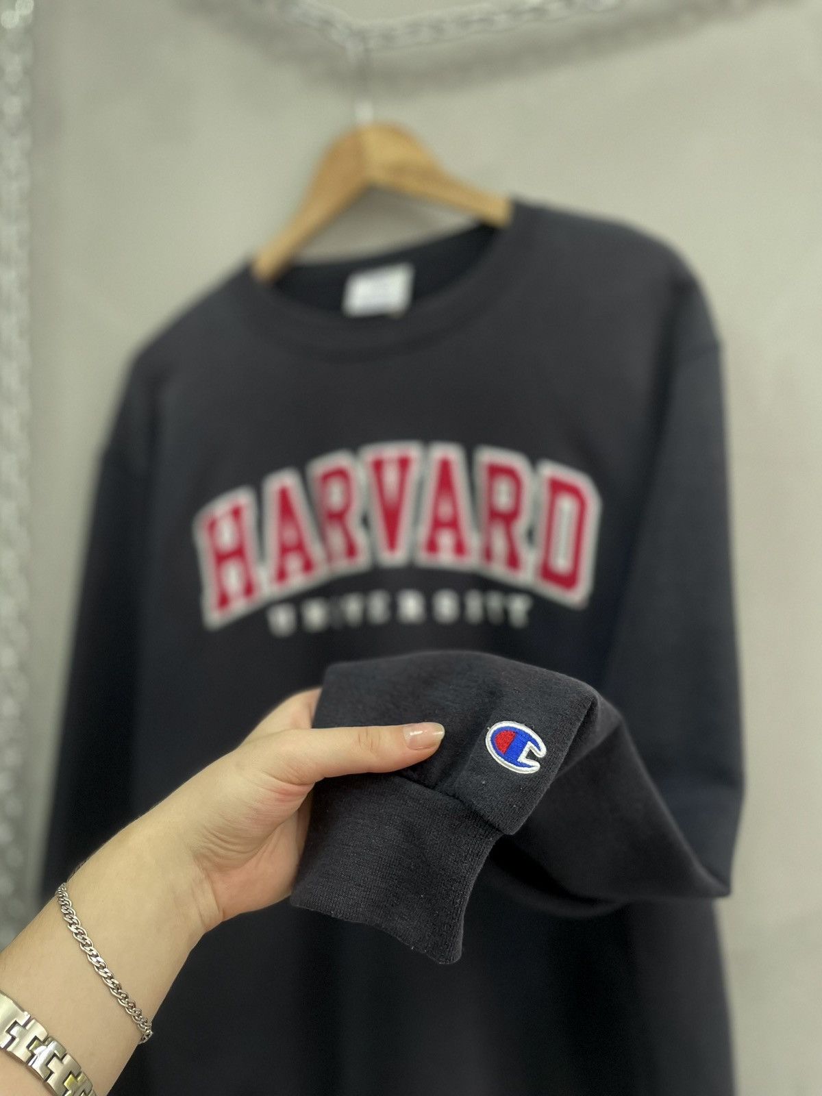 Champion Champion Harvard crew neck sweatshirt y2k Size US M / EU 48-50 / 2 - 4 Thumbnail