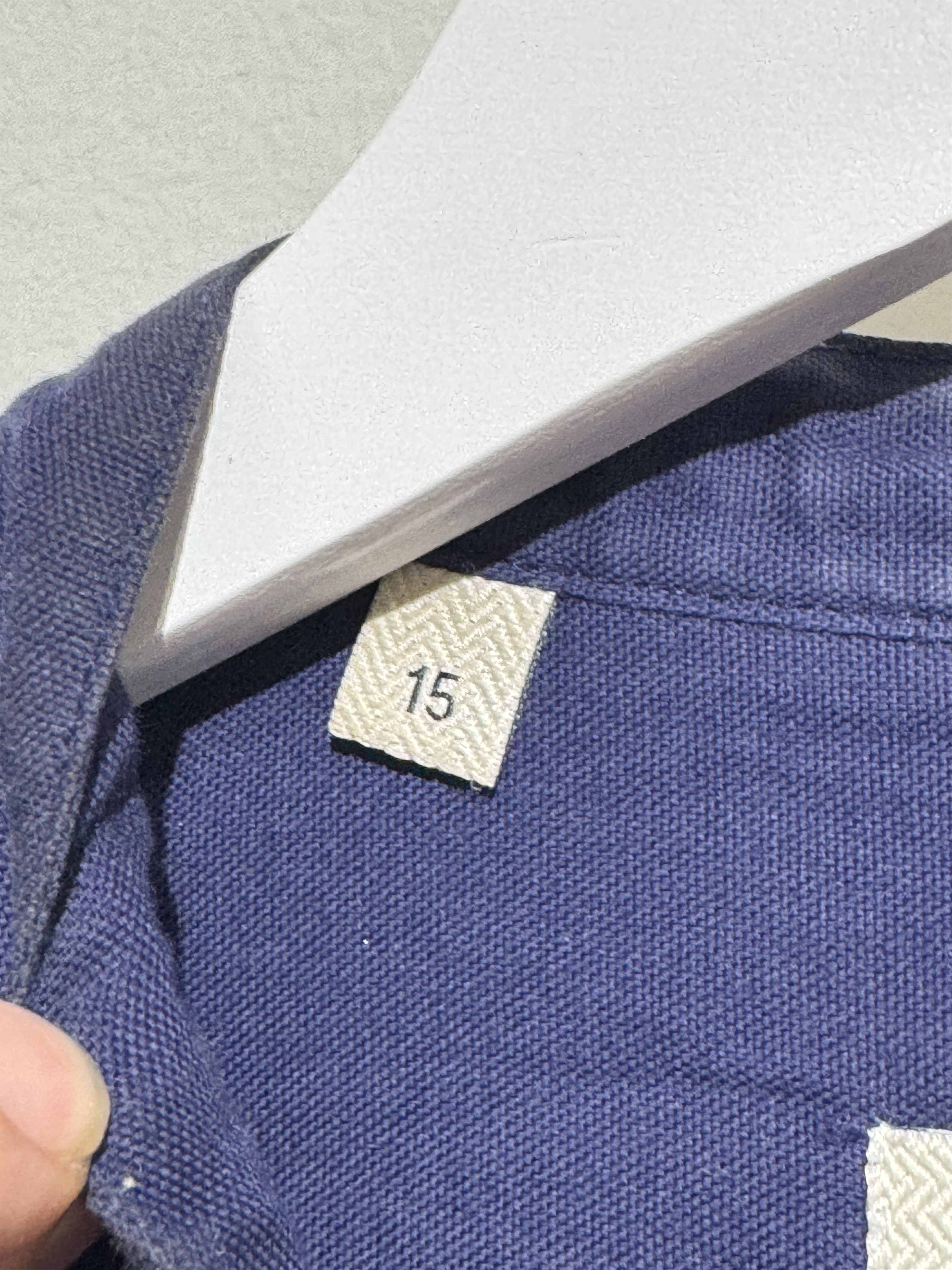 Oliver Spencer Oliver Spencer Grandad Shirt – Navy Blue (US M) Size US S / EU 44-46 / 1 - 8 Thumbnail