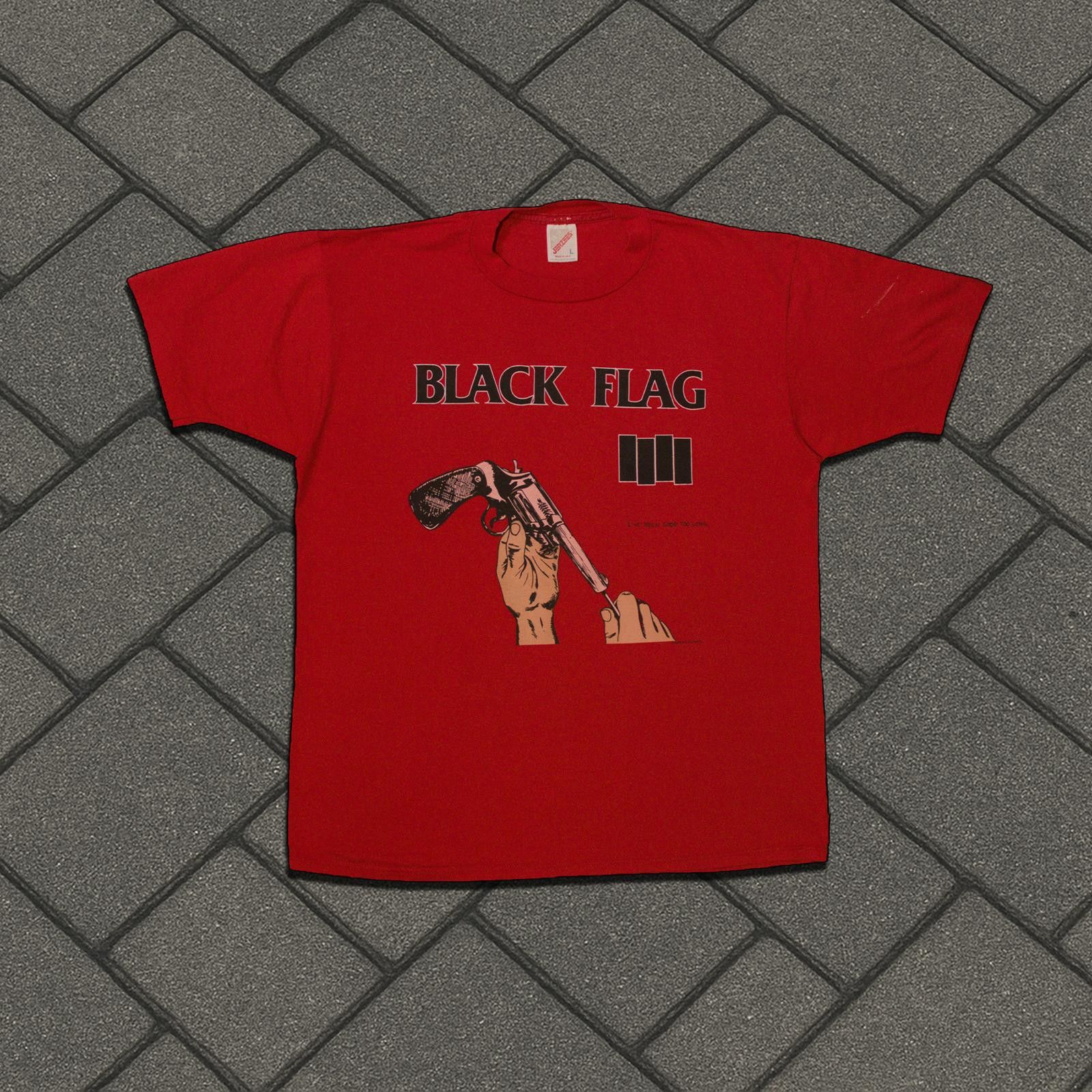 Vintage Black Flag In My Head Tee Size US L / EU 52-54 / 3 - 1 Thumbnail
