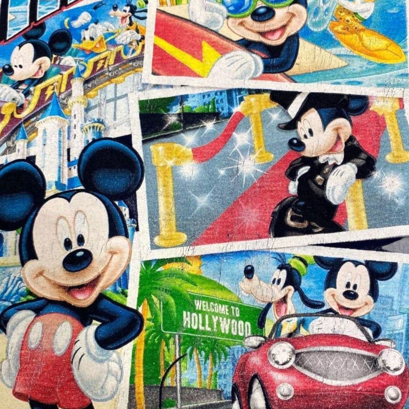 Disney Disney California Mickey Mouse Souvenir Graphic Navy Blue T-Shirt Navy Blue M Medium Adults Mens Shirt Size US M / EU 48-50 / 2 - 4 Thumbnail
