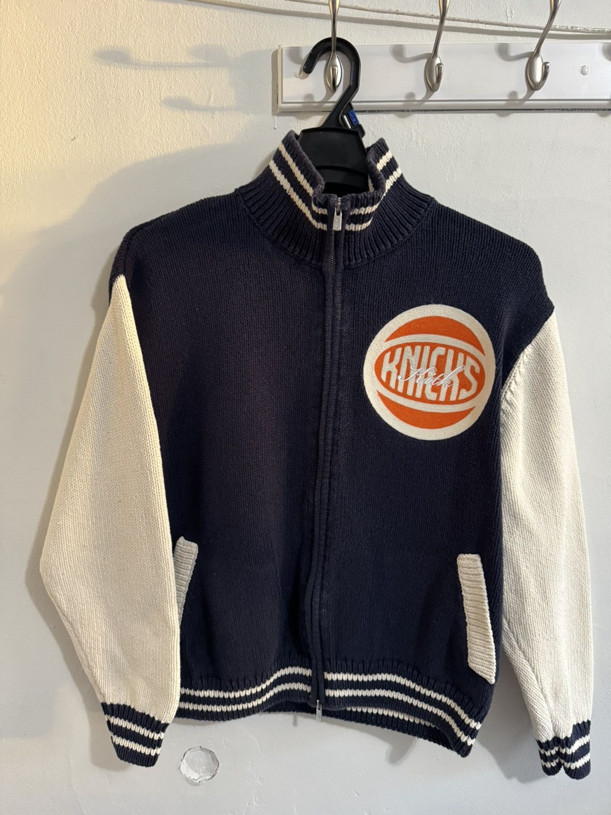 Kith Kith x Knicks Full Zip Sweater - Nocturnal Size US S / EU 44-46 / 1 - 1 Thumbnail