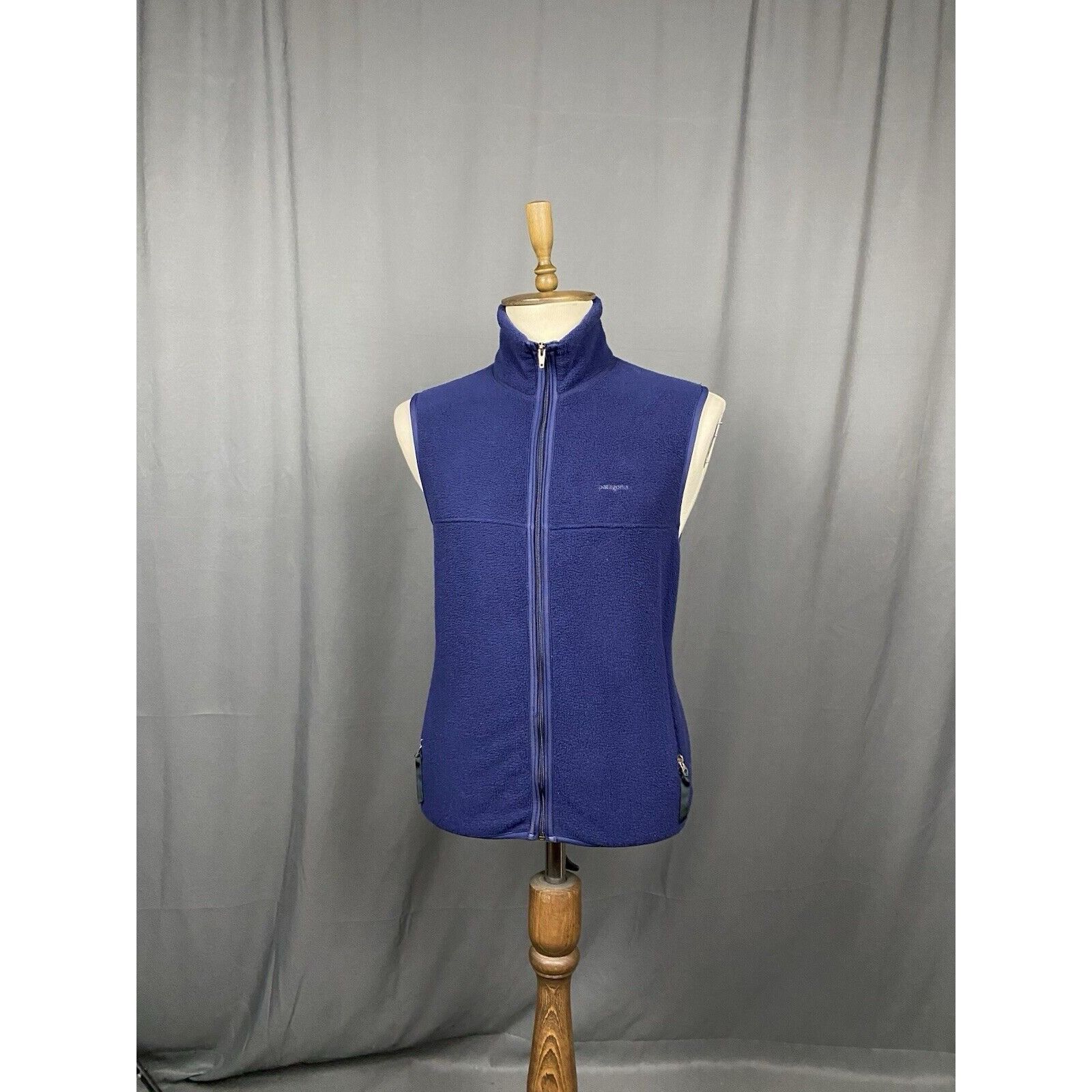 Patagonia Patagonia Synchylla VTG Men's Blue Fleeced Vest Size M Size US M / EU 48-50 / 2 - 2 Thumbnail