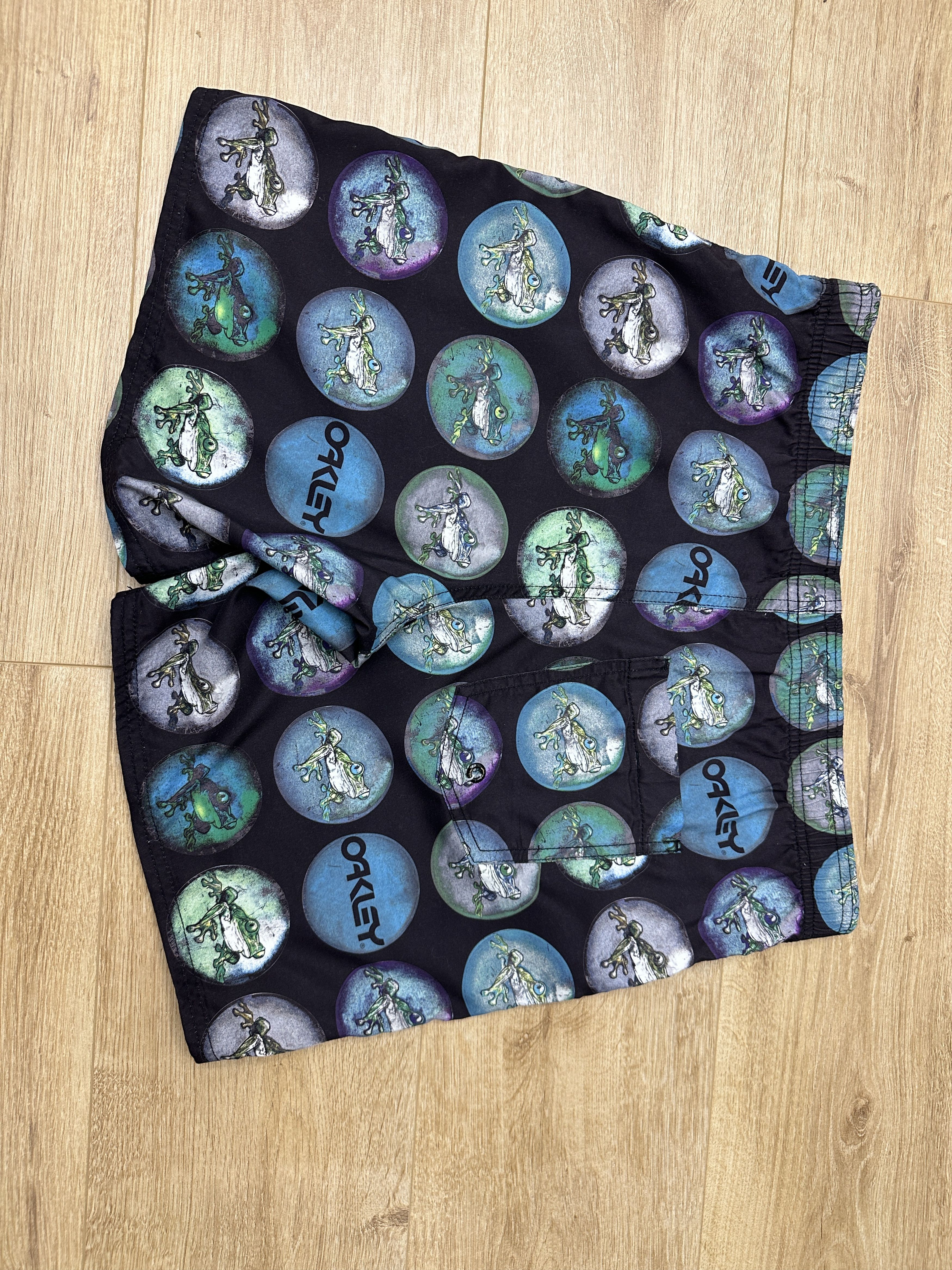 Oakley Oakley Frog Print Swim Shorts Polyester Size 30 Beach Swim Size US 32 / EU 48 - 9 Thumbnail