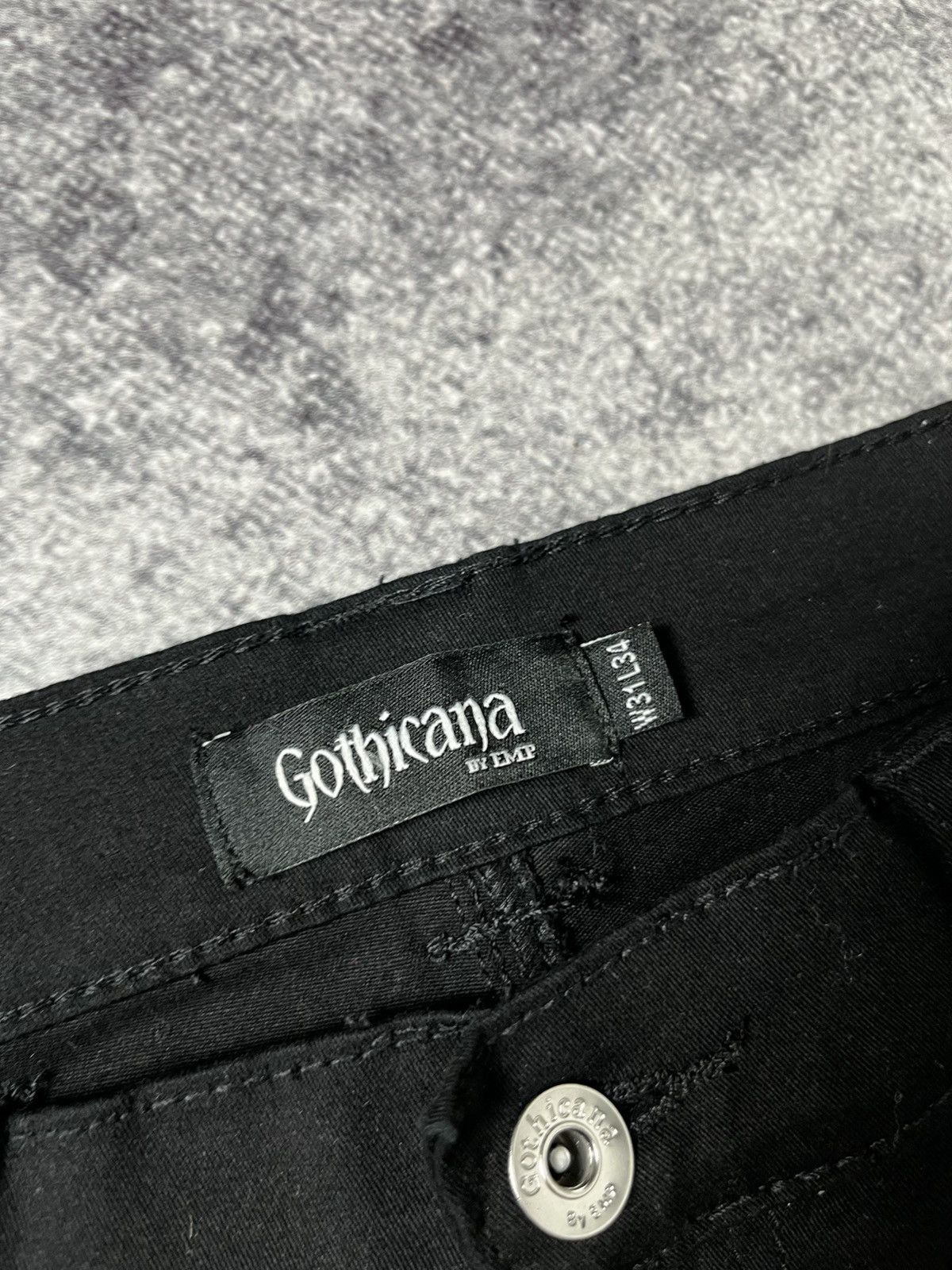 Hedi Slimane 🔥PUNK HEDI SLIMANE VIBE BONDAGE GOTHIC ZIPPER SLIM PANTS Size US 32 / EU 48 - 8 Thumbnail