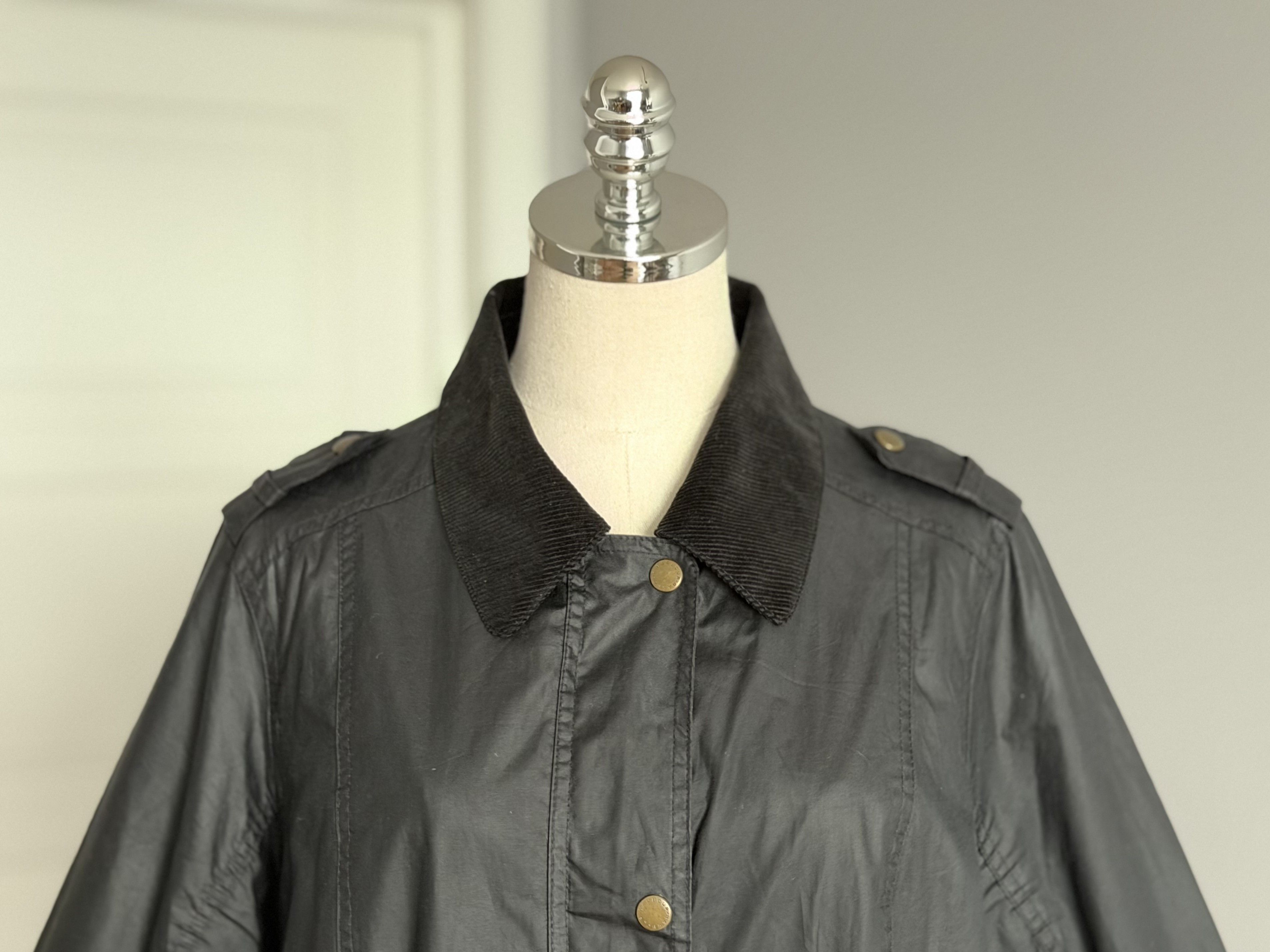 Barbour BARBOUR Tennant Wax Jacket Black Made E Rewax British Style Size XXL / US 16-18 / IT 52-54 - 2 Thumbnail