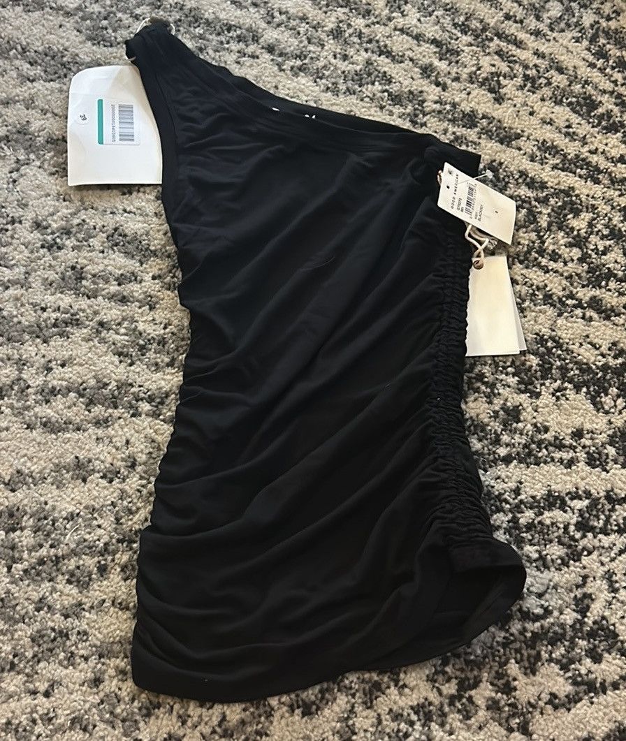 Good American GOOD AMERICAN One-shoulder Jersey Top Size 0 Size XS / US 0-2 / IT 36-38 - 4 Thumbnail