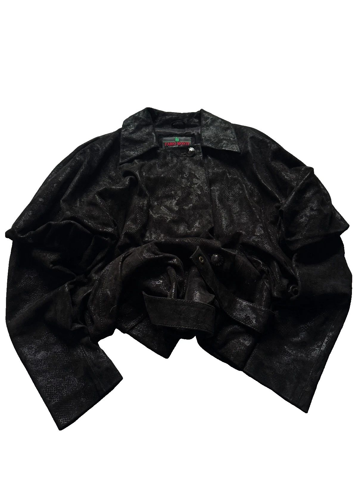 Yohji Yamamoto Vintage Y2K Black Leather Jacket Cropped Archive Size M / US 6-8 / IT 42-44 - 1 Thumbnail