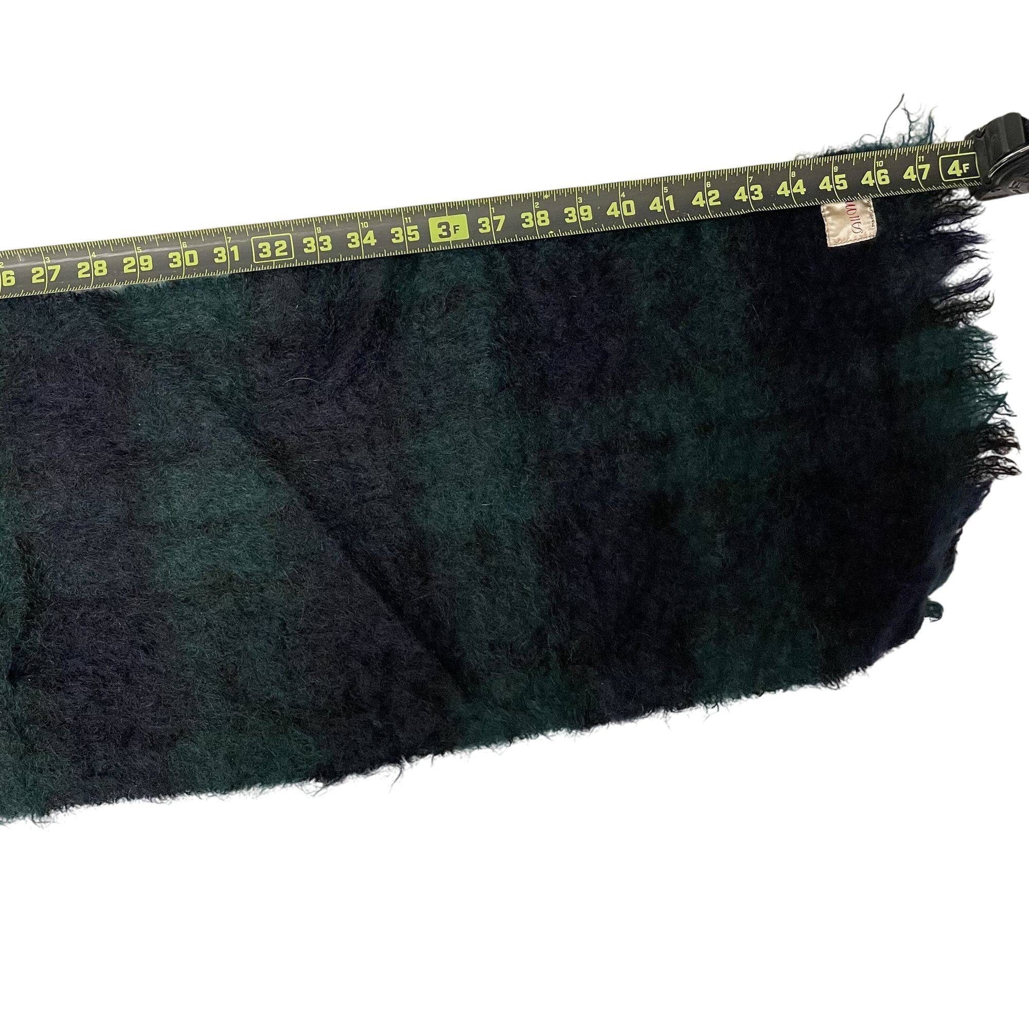 Other Green Blue Scotland TARTAN Wrap MOHAIR SCOTTISH Plaid Scarf Size ONE SIZE - 3 Thumbnail