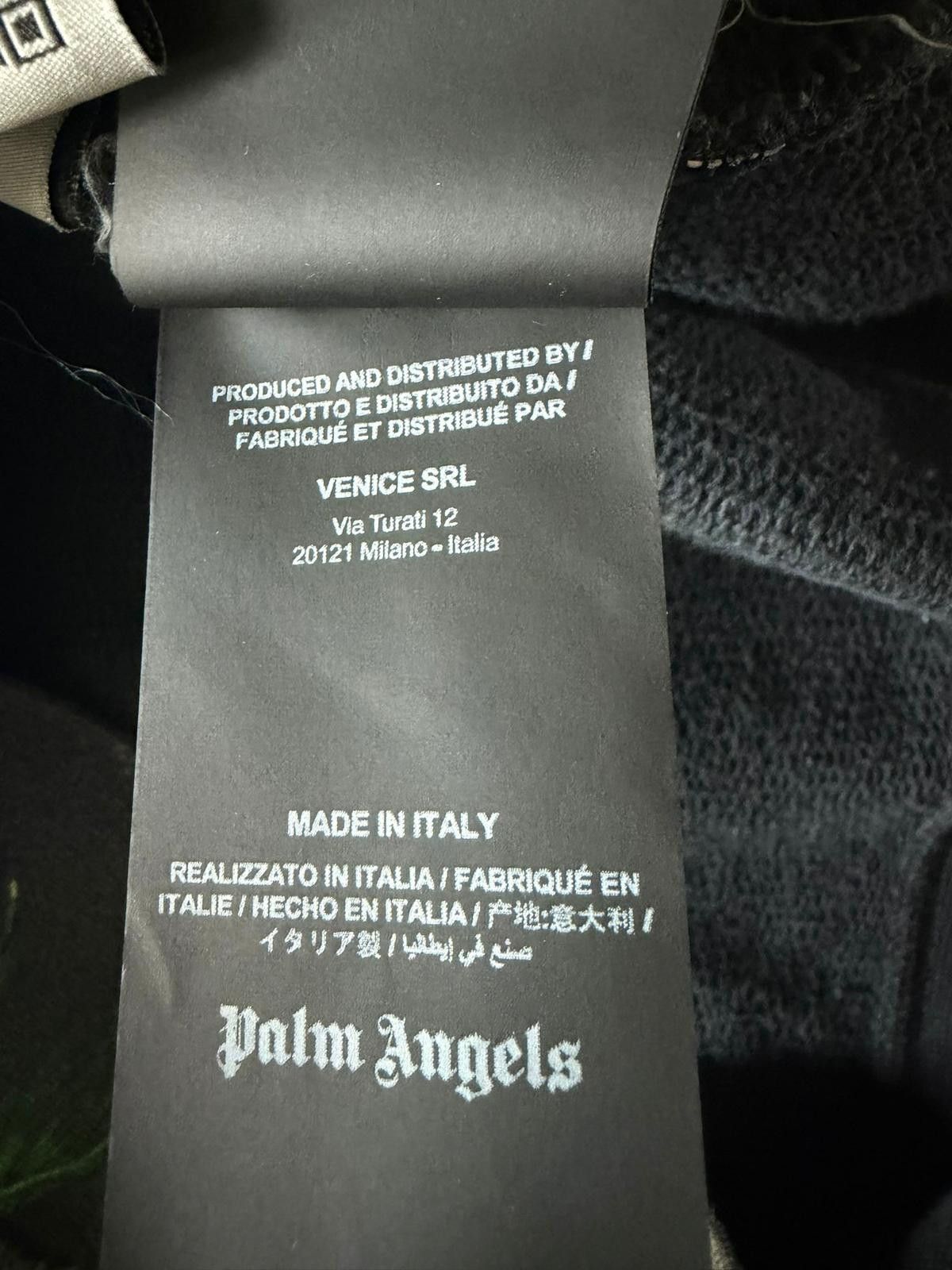 Palm Angels Palm Angels Distressed Flame Palm Tree Crewneck Grey XL Size US XL / EU 56 / 4 - 3 Thumbnail