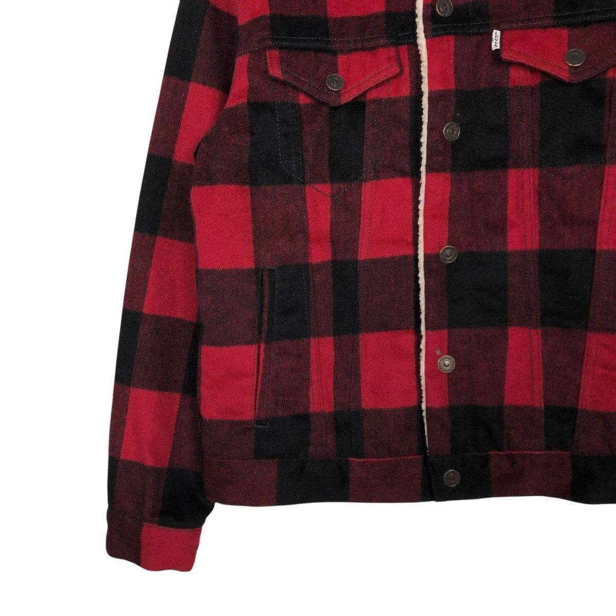 Levi's 🔥VINTAGE CHORE WOOL JACKET BLANKET LEVI’S TARTAN DESIGN Size US M / EU 48-50 / 2 - 6 Thumbnail