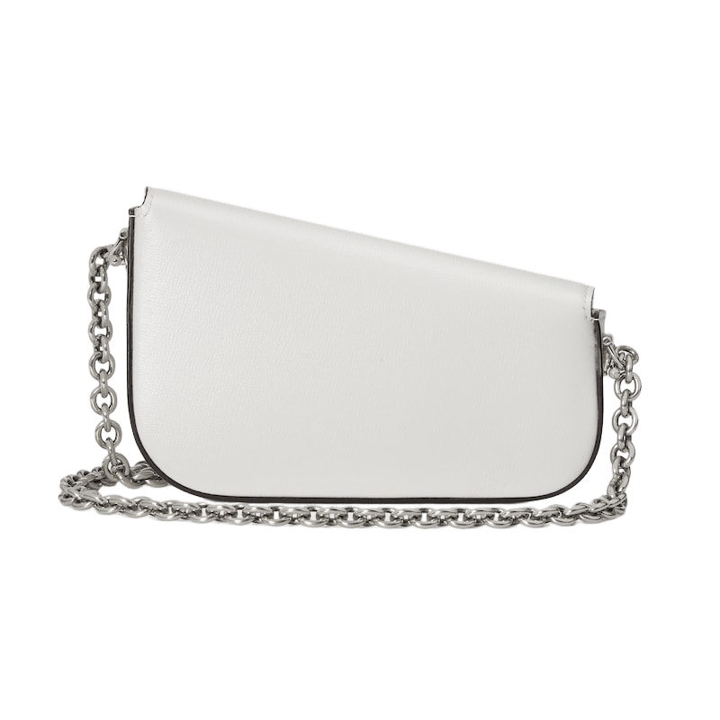 Gucci GUCCI Horsebit 1955 Mini White Shoulder Bag Size ONE SIZE - 4 Thumbnail