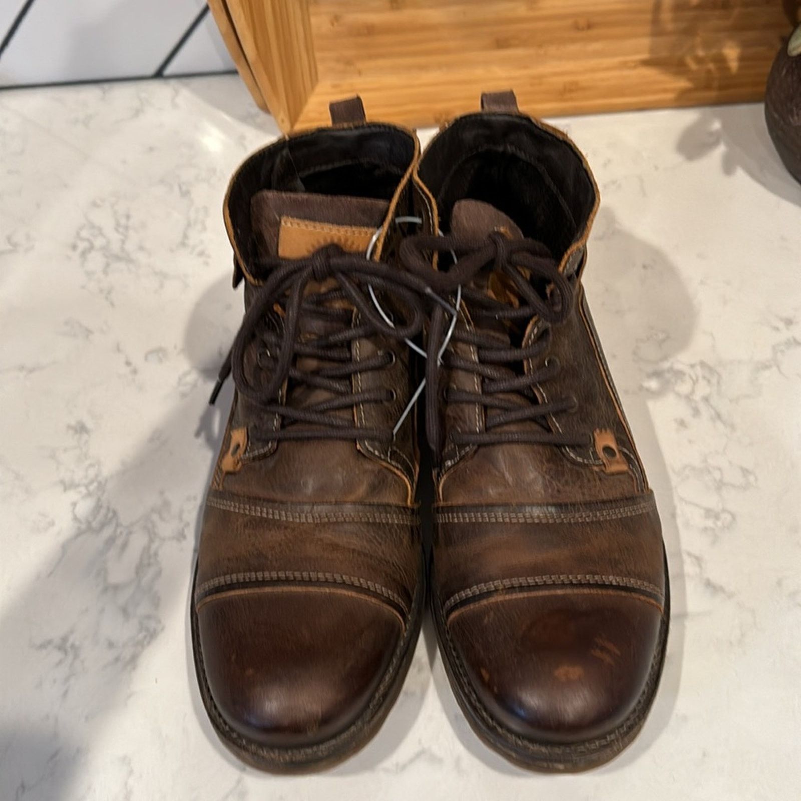 Other Type Z Harvey brown leather broken in manly rugged size 10 Size US 10 / EU 43 - 5 Thumbnail