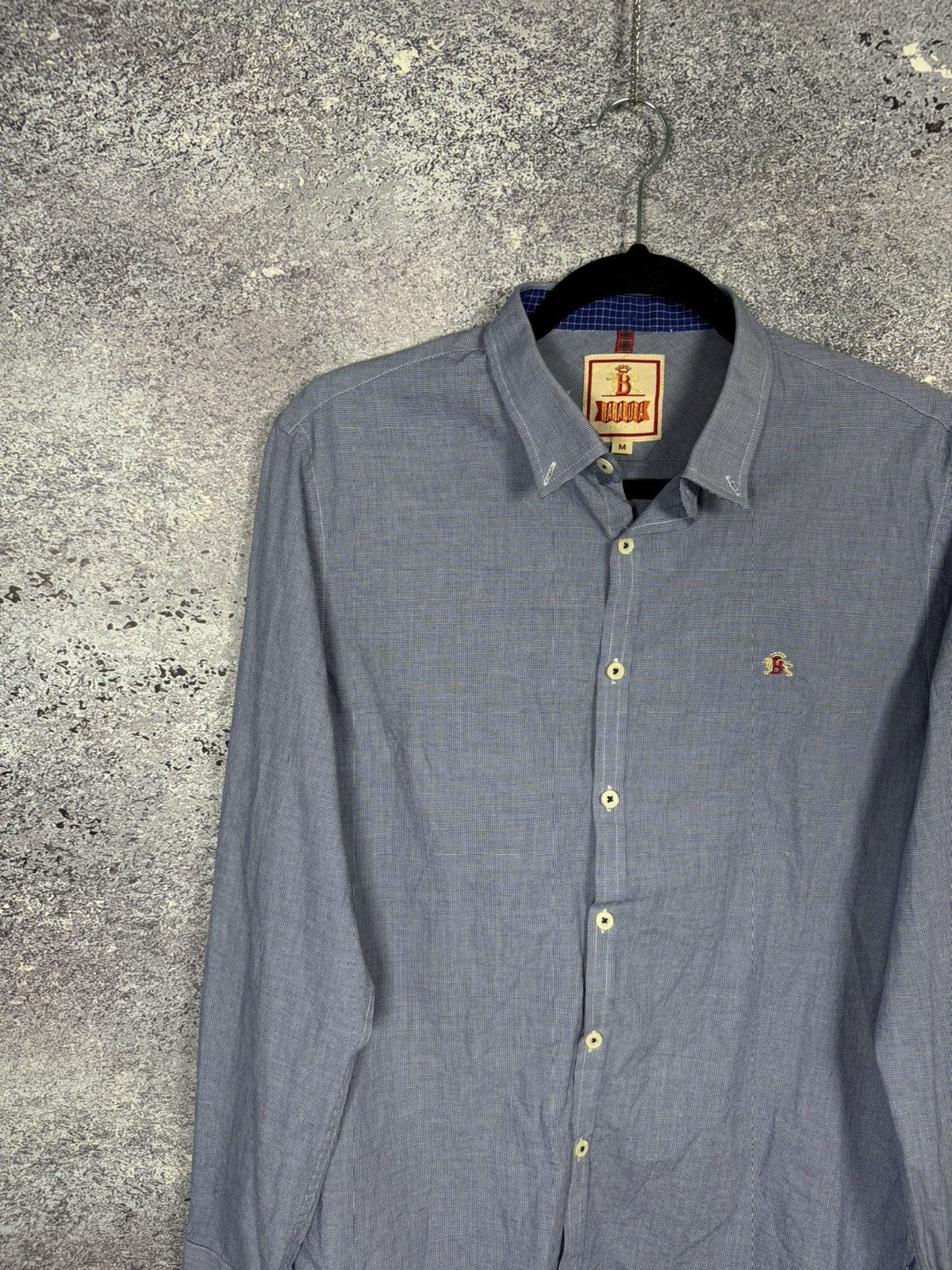 Baracuta × Vintage Baracuta Shirt Men’s Medium Blue Check Plain Mods SKA Size US M / EU 48-50 / 2 - 2 Thumbnail