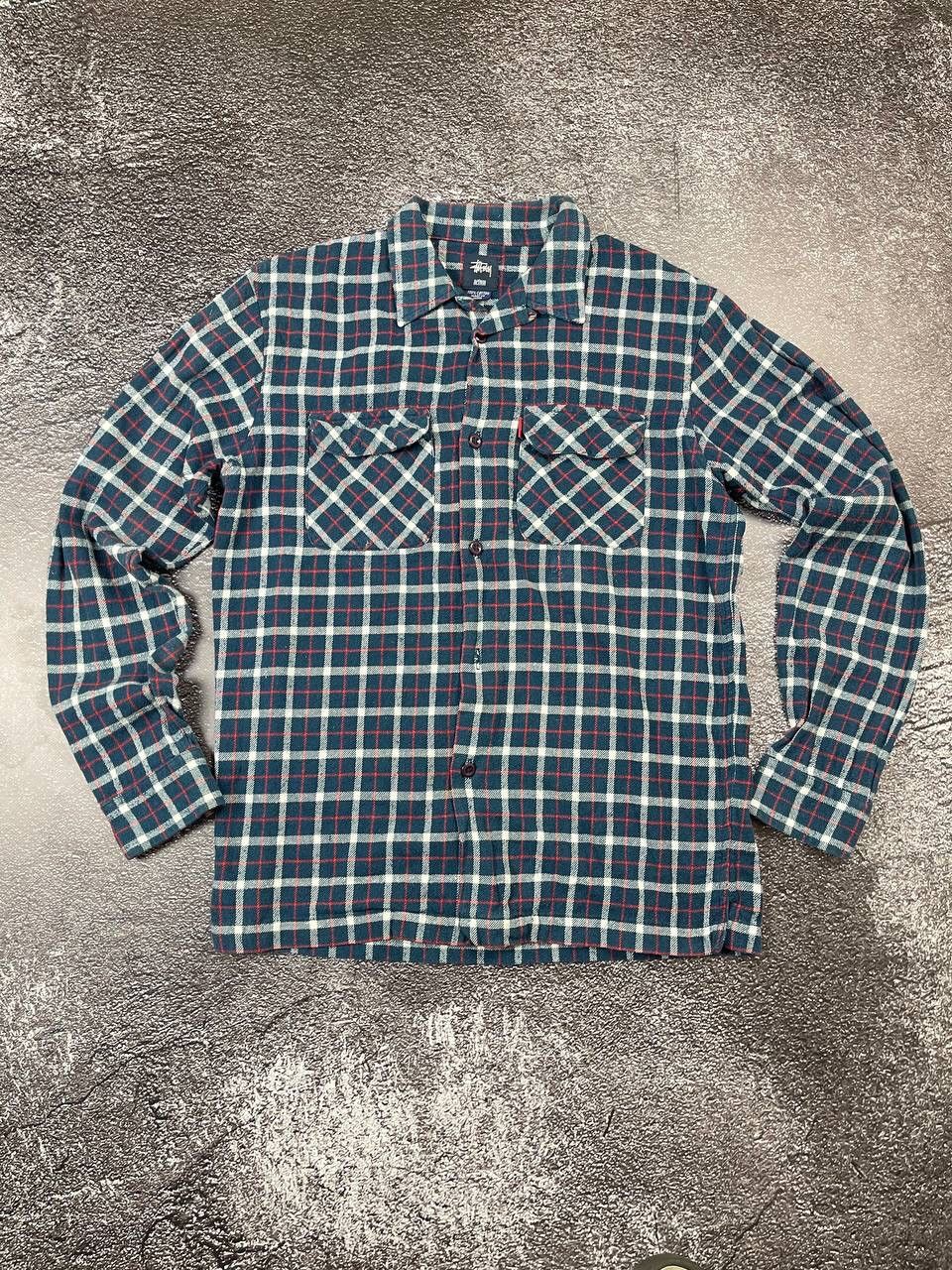 Vintage Stussy Flannel Shirt 90s