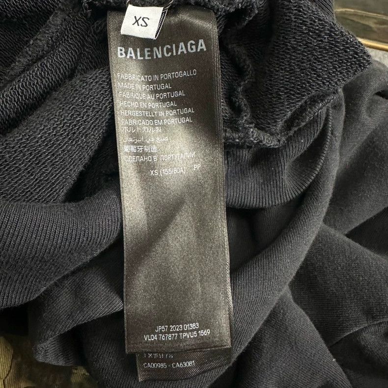 Balenciaga Balenciaga SS23 hand-painted graffiti logo printed hoodie 2 Size US XS / EU 42 / 0 - 6 Thumbnail