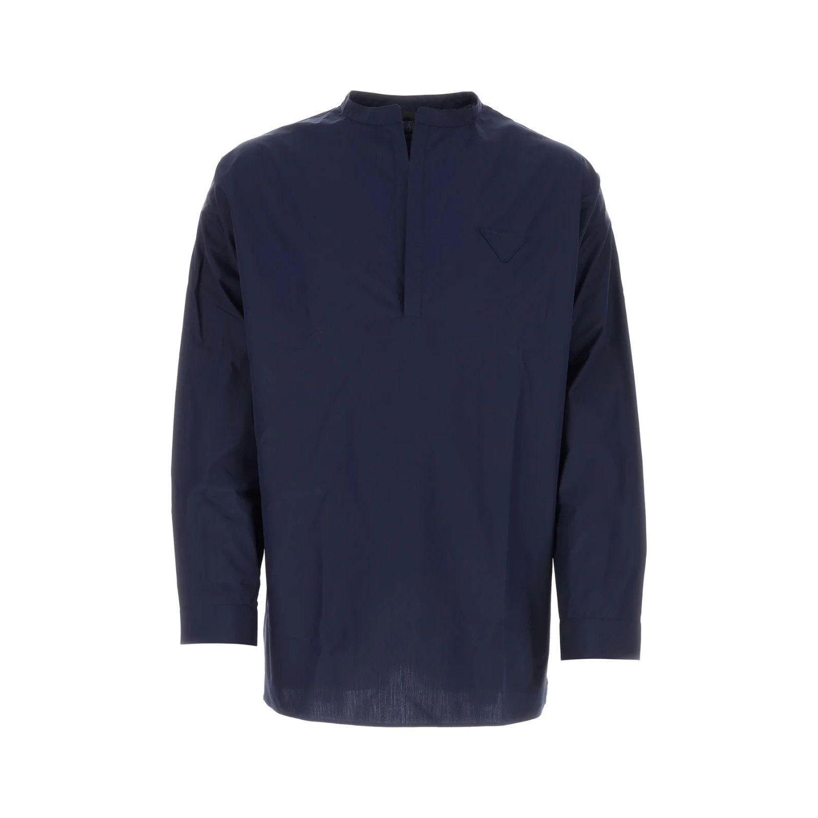 Prada PRADA Navy Blue Poplin Oversize Shirt New & Authentic (Men's Size US M / EU 48-50 / 2 - 1 Thumbnail