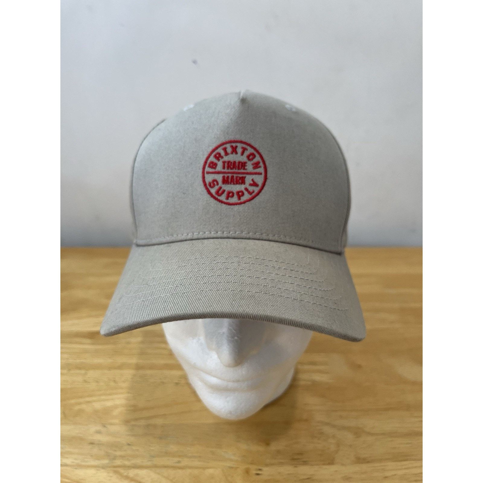 Brixton Brixton Supply Co Trade Mark Grey Embroidered Snapback Hat Size ONE SIZE - 1 Thumbnail