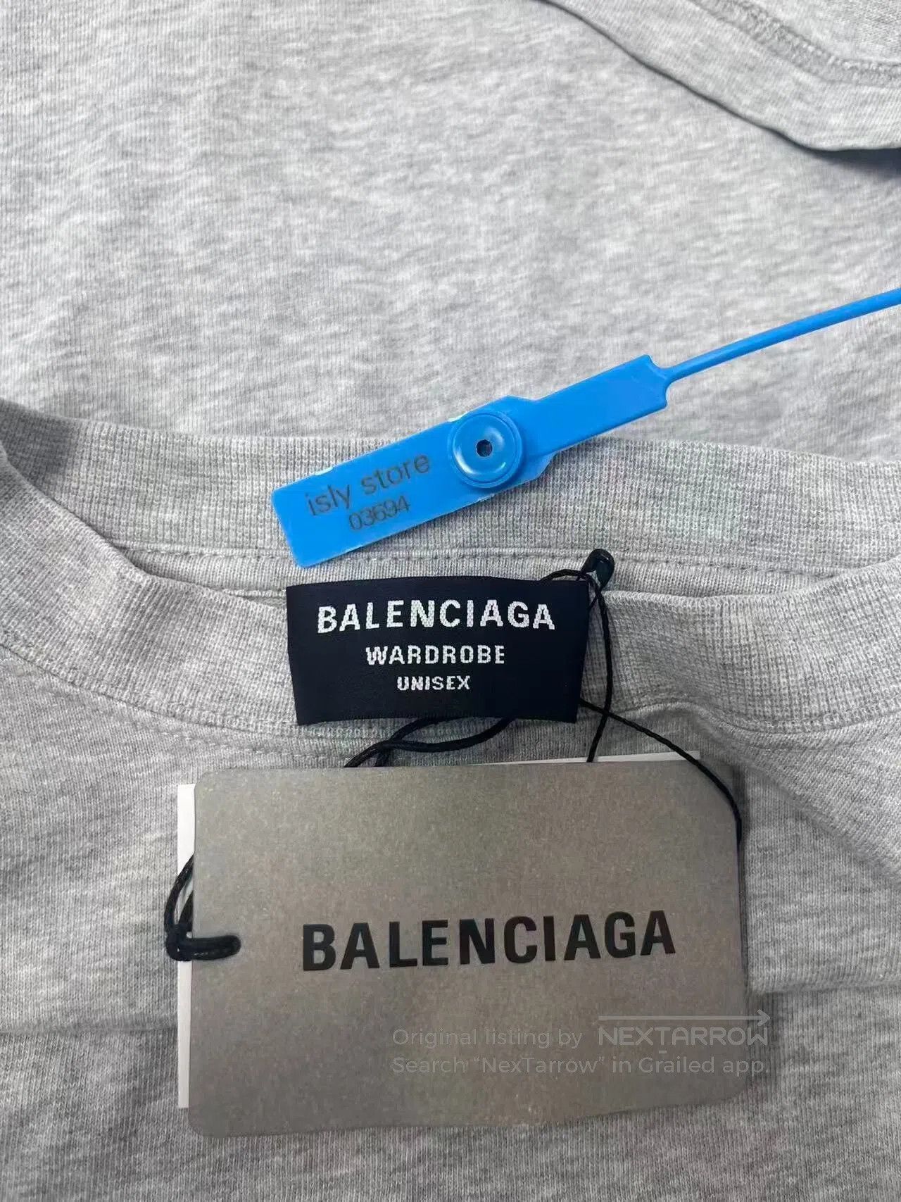 Balenciaga Balenciaga Logo Print Unisex Short Sleeve T-Shirt. Size US L / EU 52-54 / 3 - 4 Thumbnail