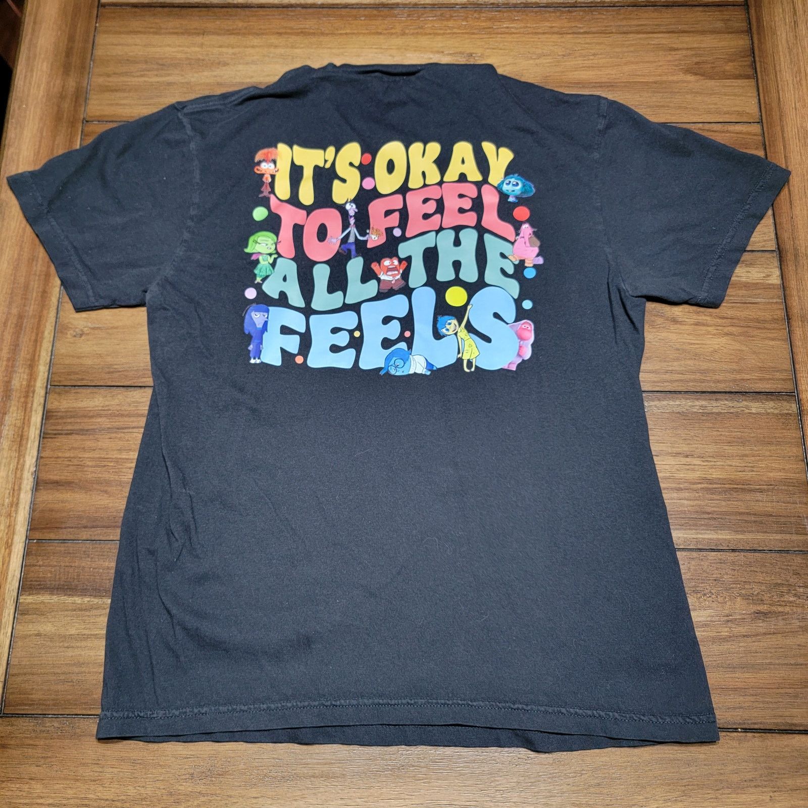 Comfort Colors Inside Out Unisex Tee "It's Okay To Feel All The Feels" -Med Size M / US 6-8 / IT 42-44 - 3 Thumbnail