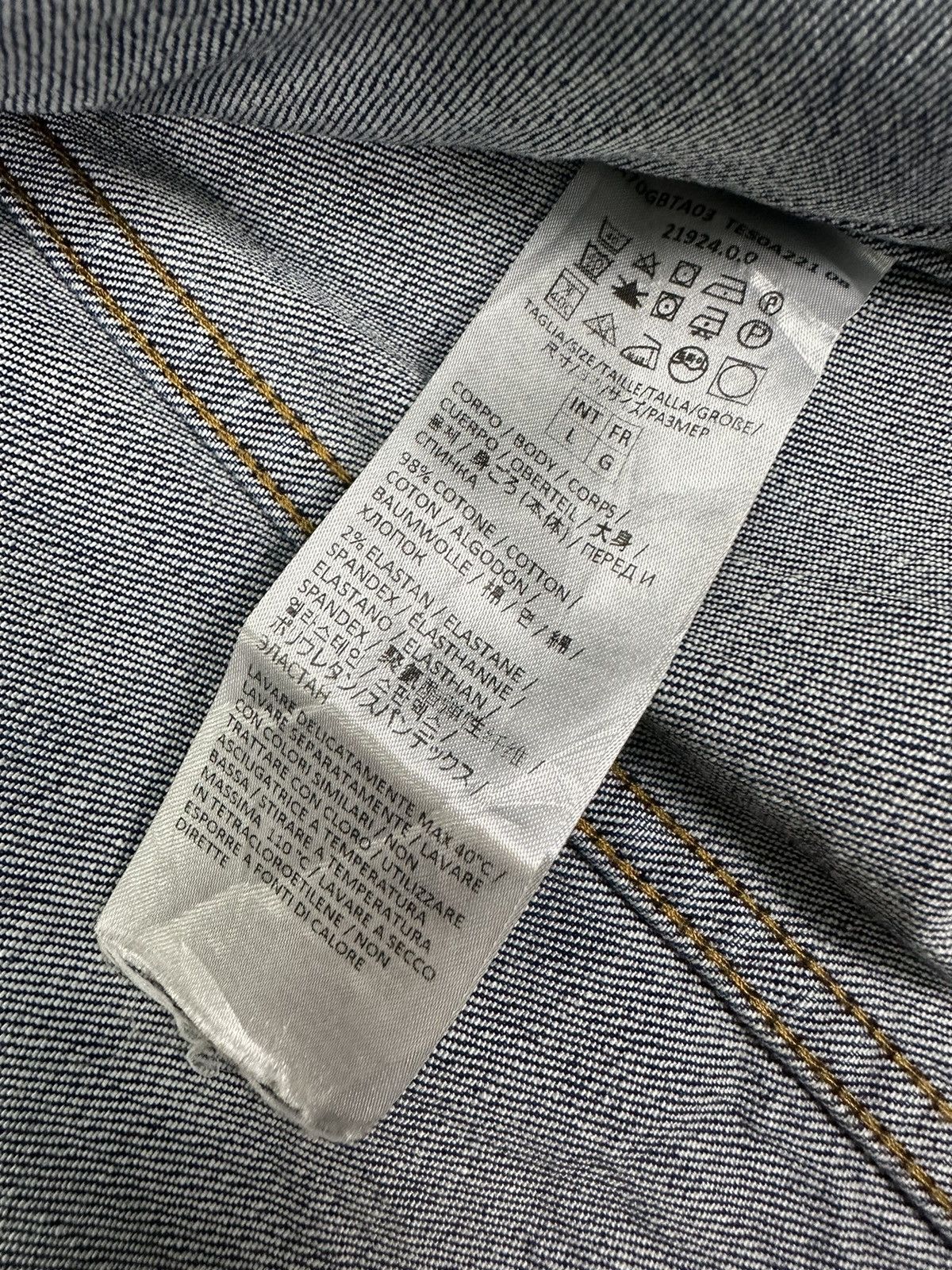 Eleventy Eleventy Denim Hoodie Made In Italy Jacket Z210 Size US L / EU 52-54 / 3 - 13 Thumbnail