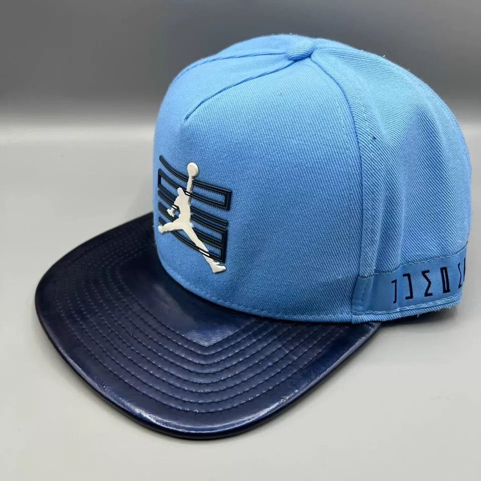 Jordan Brand Air Jordan 11 Hat Men Win Like 96 Jumpman Snap Back Cap UNC Size ONE SIZE - 2 Thumbnail