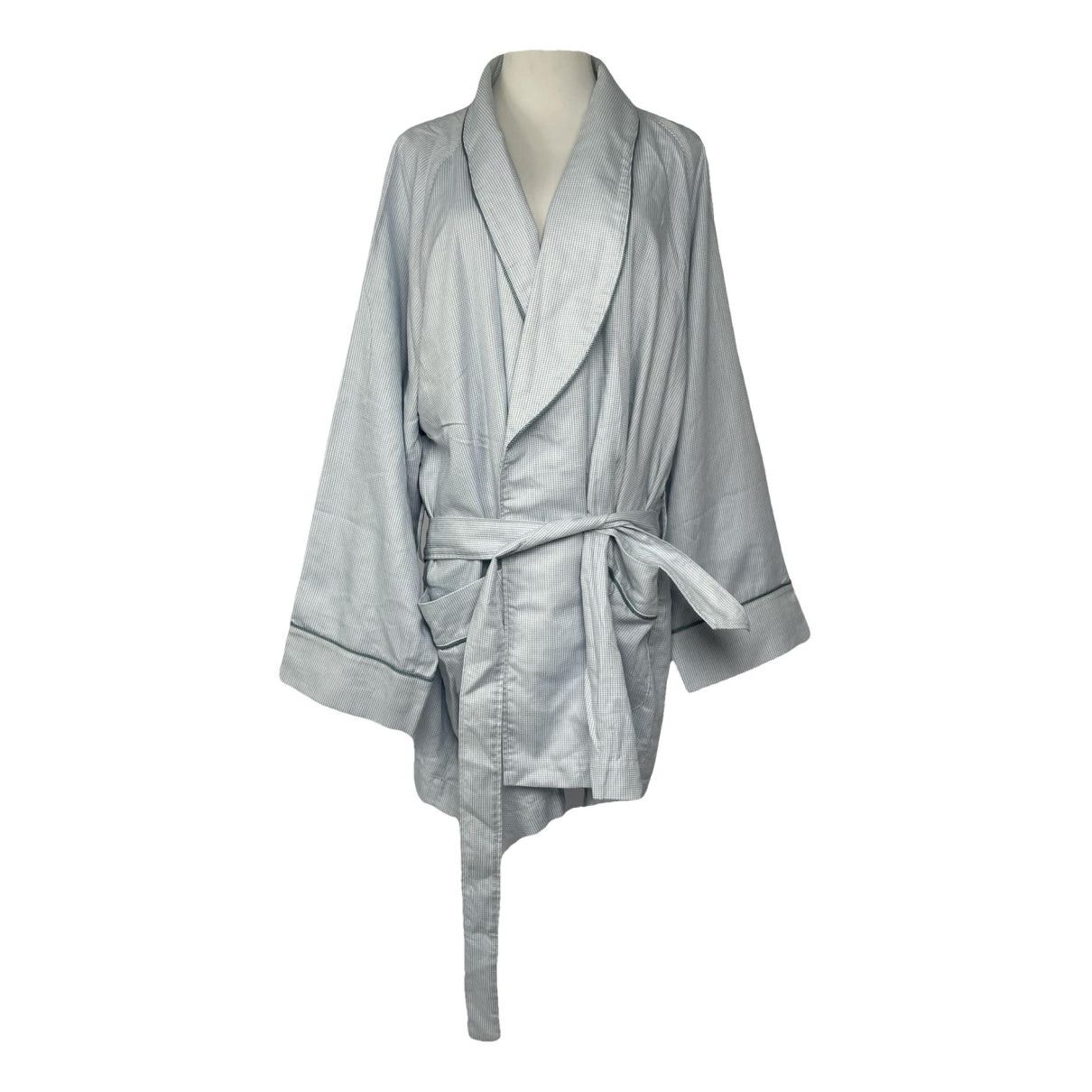 Celine Turquoise Silk Trench Coat Size L / US 10 / IT 46 - 1 Thumbnail