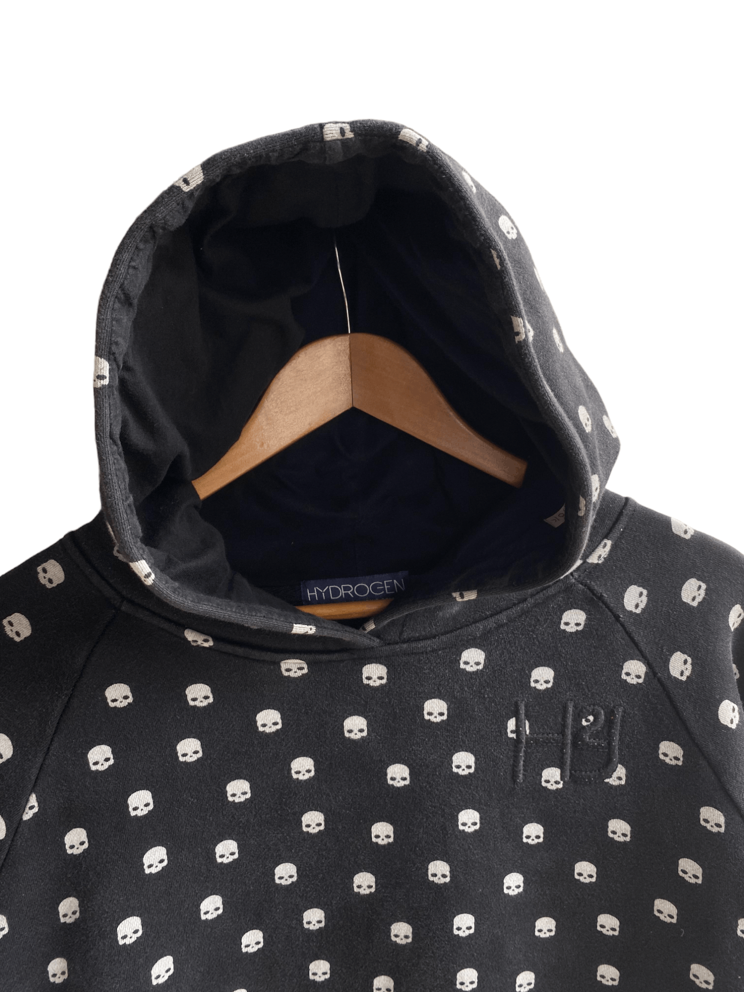 Beauty Beast × HYDROGEN × If Six Was Nine Y2k Hydrogen Skull Hoodie Size 3XL / US 20-22 - 2 Thumbnail