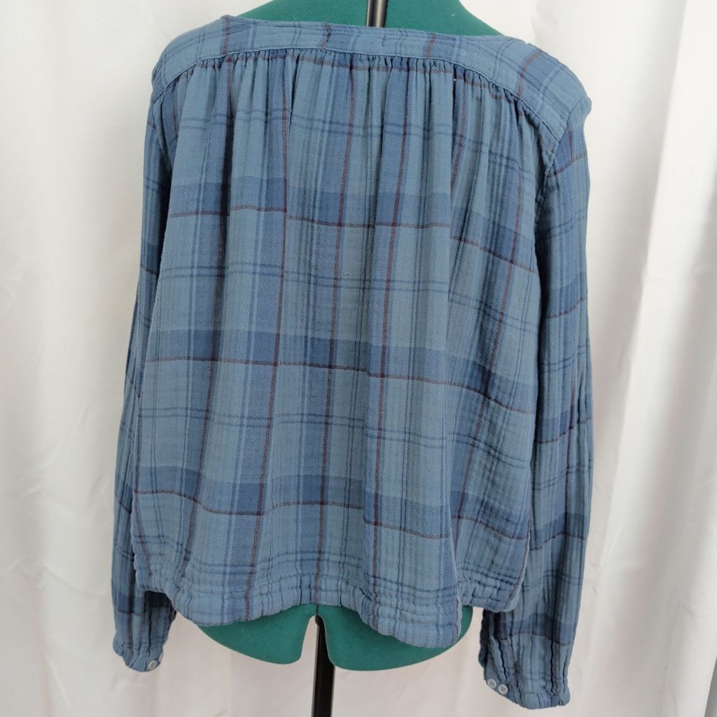 Free People Free People CP Shades USA Made Plaid Double Cloth Top Large. Size L / US 10 / IT 46 - 2 Thumbnail