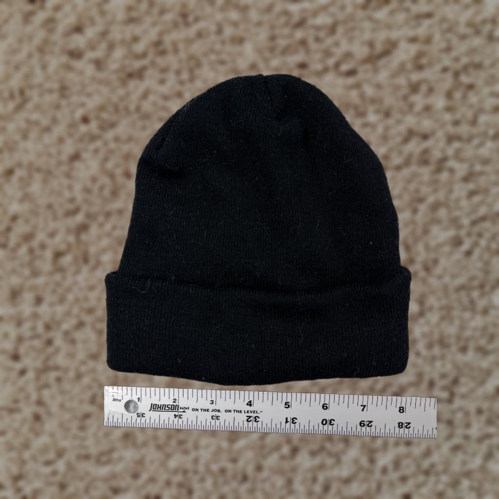Vintage Beanie Toque Adult One Size Black Knit Acrylic Polyester Lined Outdoors Ski Hat/Cap Mens Beanie Outdoor Ski Winter Black Size ONE SIZE - 1 Thumbnail