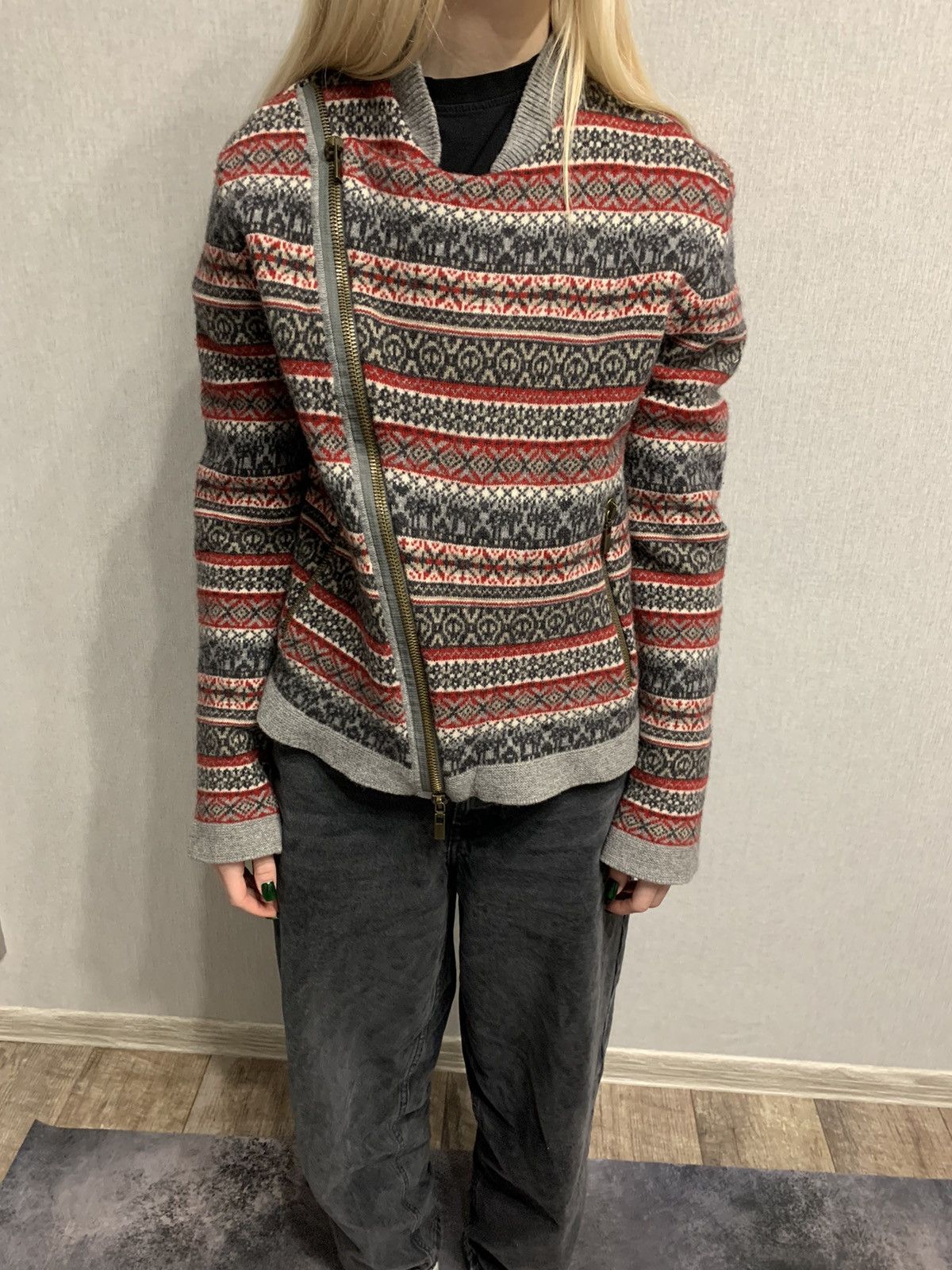 Alexander McQueen × Designer × MCQ Alexander McQueen Wool Sweater y2k Size M / US 6-8 / IT 42-44 - 9 Thumbnail