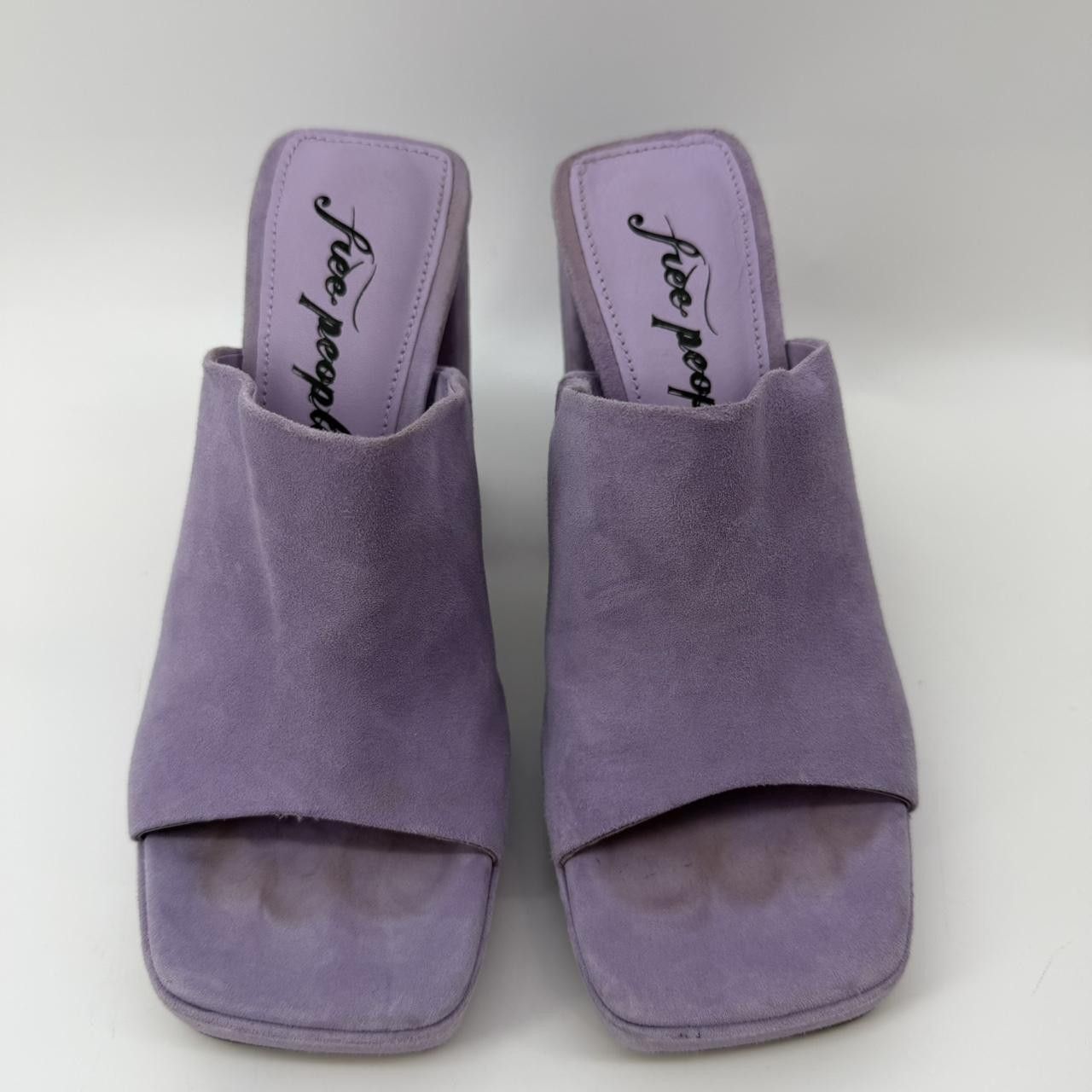 Free People FREE PEOPLE Suede Platform Margo Mule African Violet Size US 7.5 / IT 37.5 - 2 Thumbnail