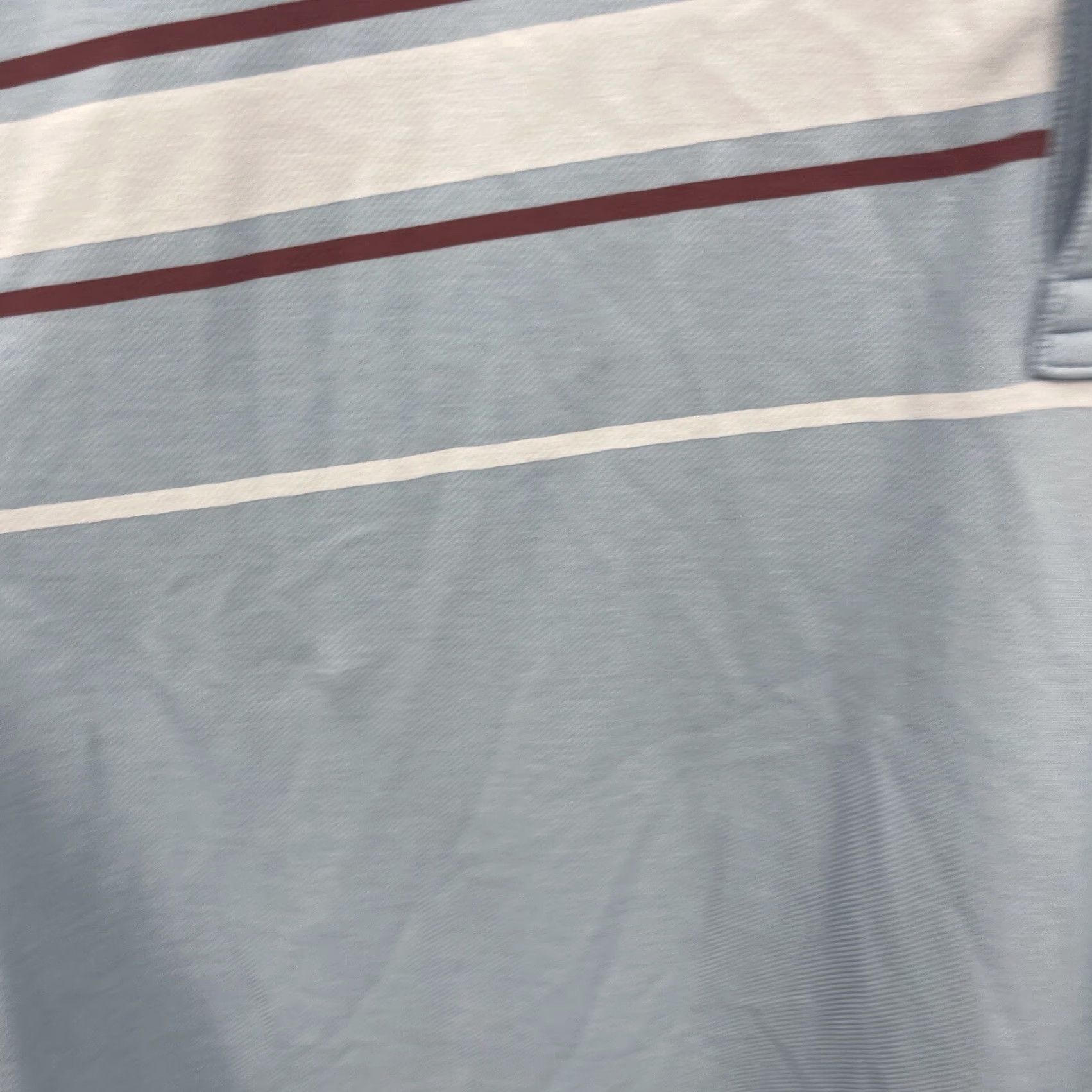 TravisMathew Travis Mathew Shirt Men Large Blue Striped Short Sleeve Collared Logo Size US L / EU 52-54 / 3 - 7 Thumbnail